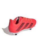 Rouge/Noir/Blanc - adidas - Rugby Junior Soft Ground Medicom Boots - 4