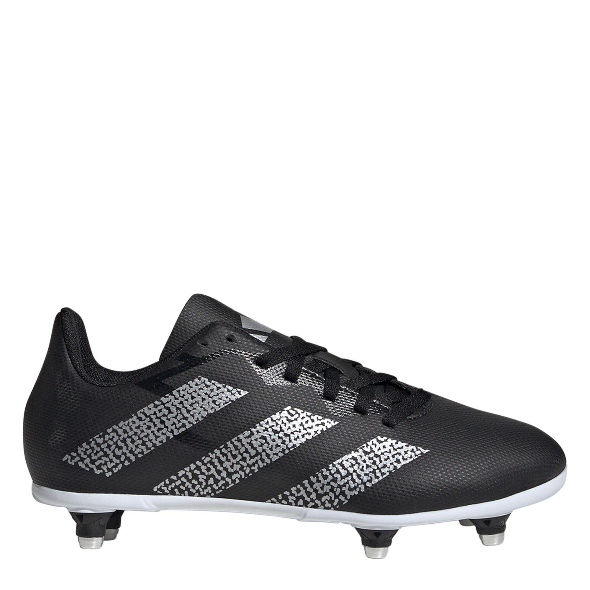 Core Black - adidas - Kids' Soft Ground Rugby Boots - 1