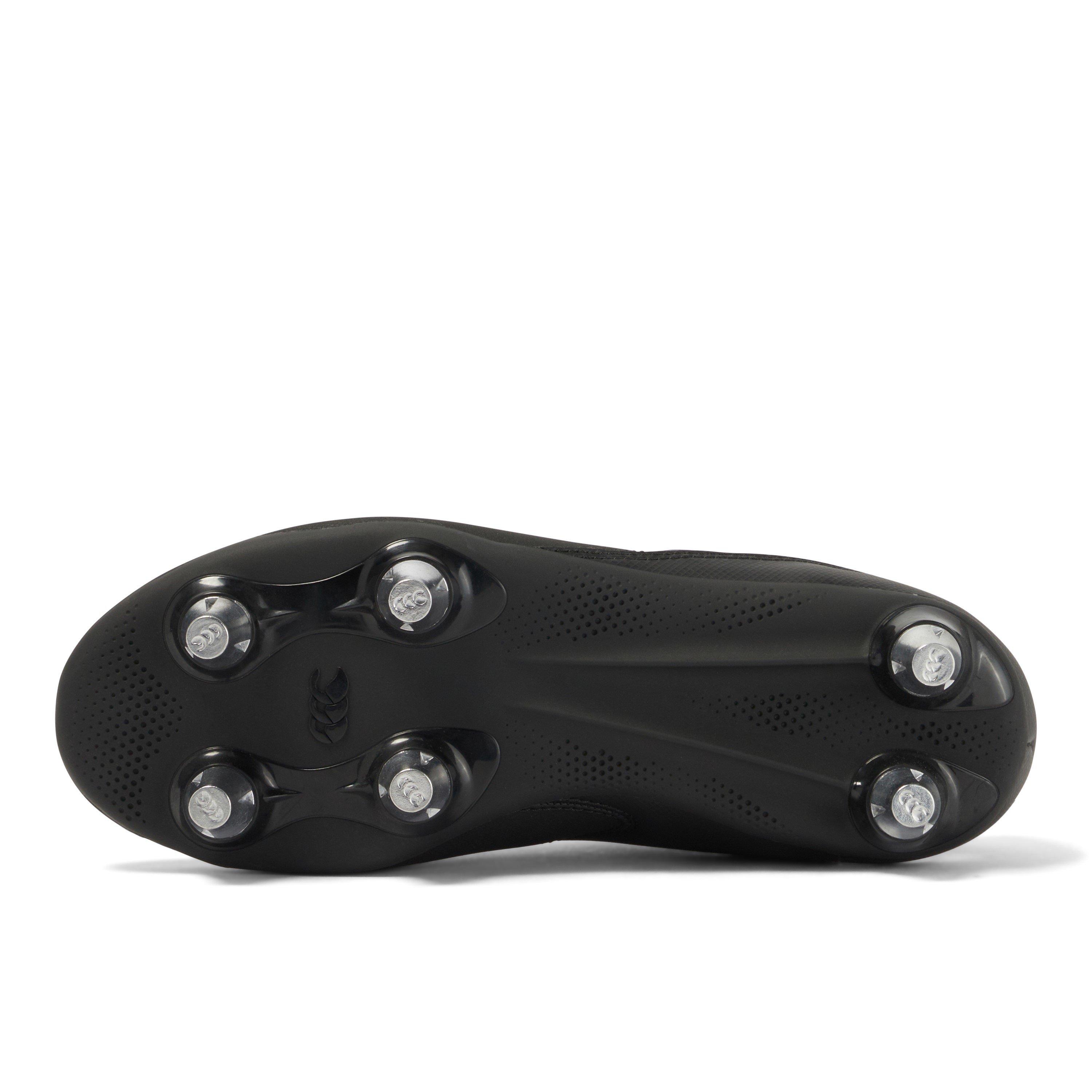 Black/White - Canterbury - Phoenix Raze Junior Soft Ground Rugby Boots - 2