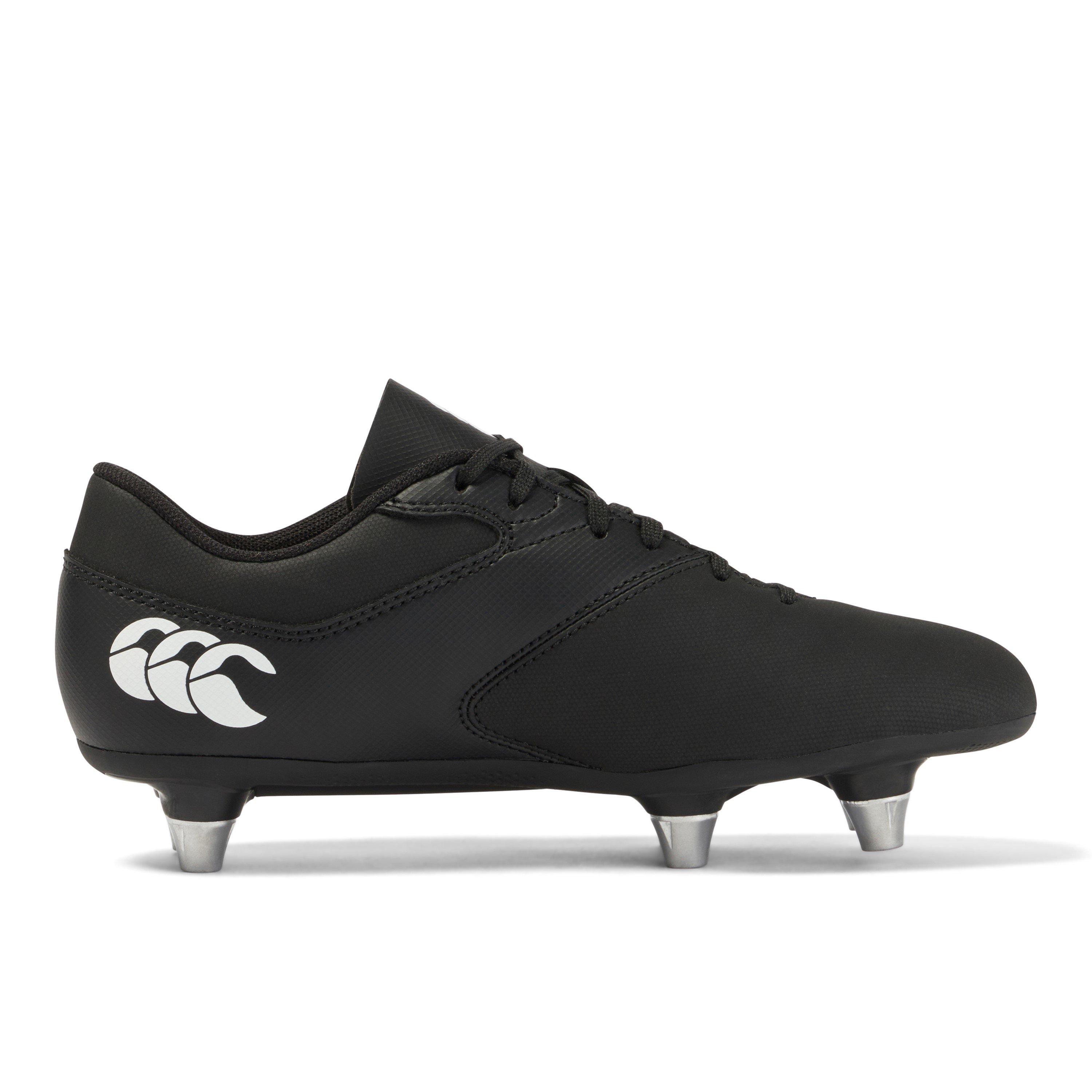 Black/White - Canterbury - Phoenix Raze Junior Soft Ground Rugby Boots - 3