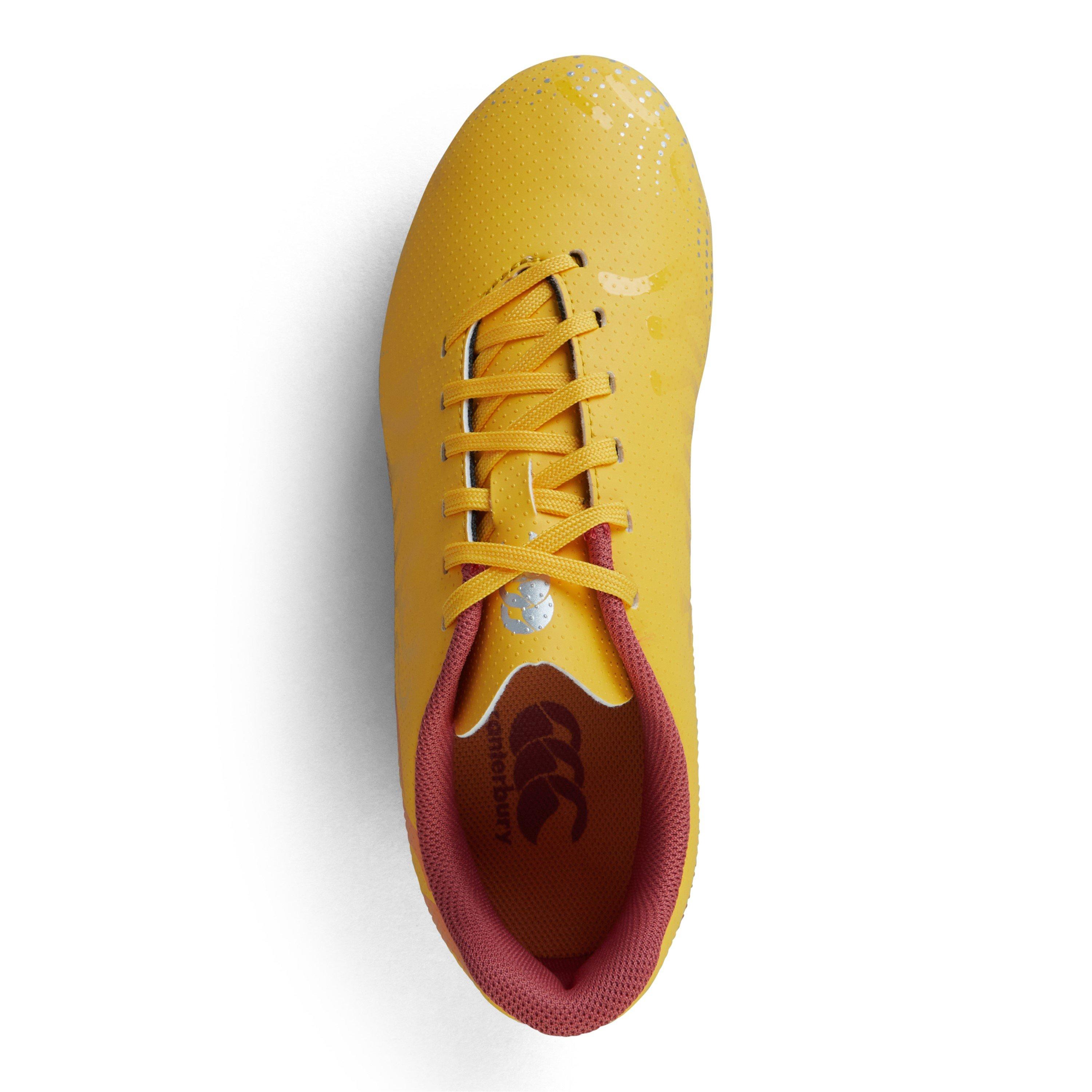 Ylw/Ornge/Red - Canterbury - Speed Team Junior Soft Ground Rugby Boots - 4