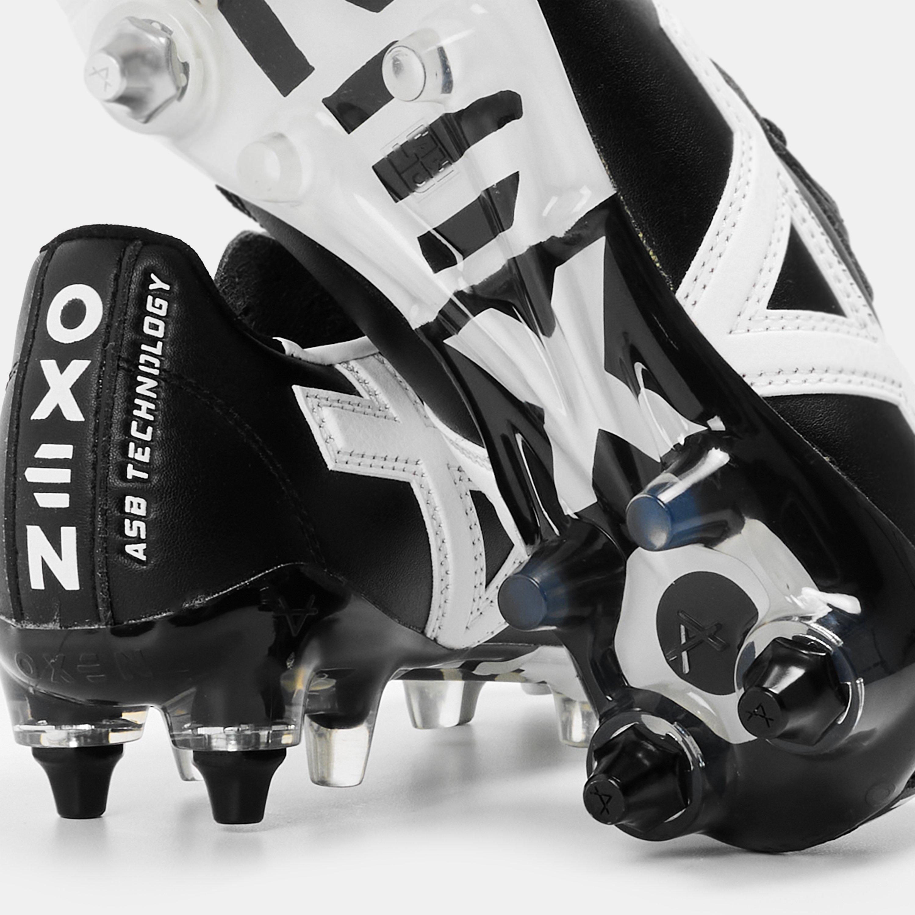 Black/White - OXEN - Raptor Elite Juniors Artificial Ground Football Boots - 5