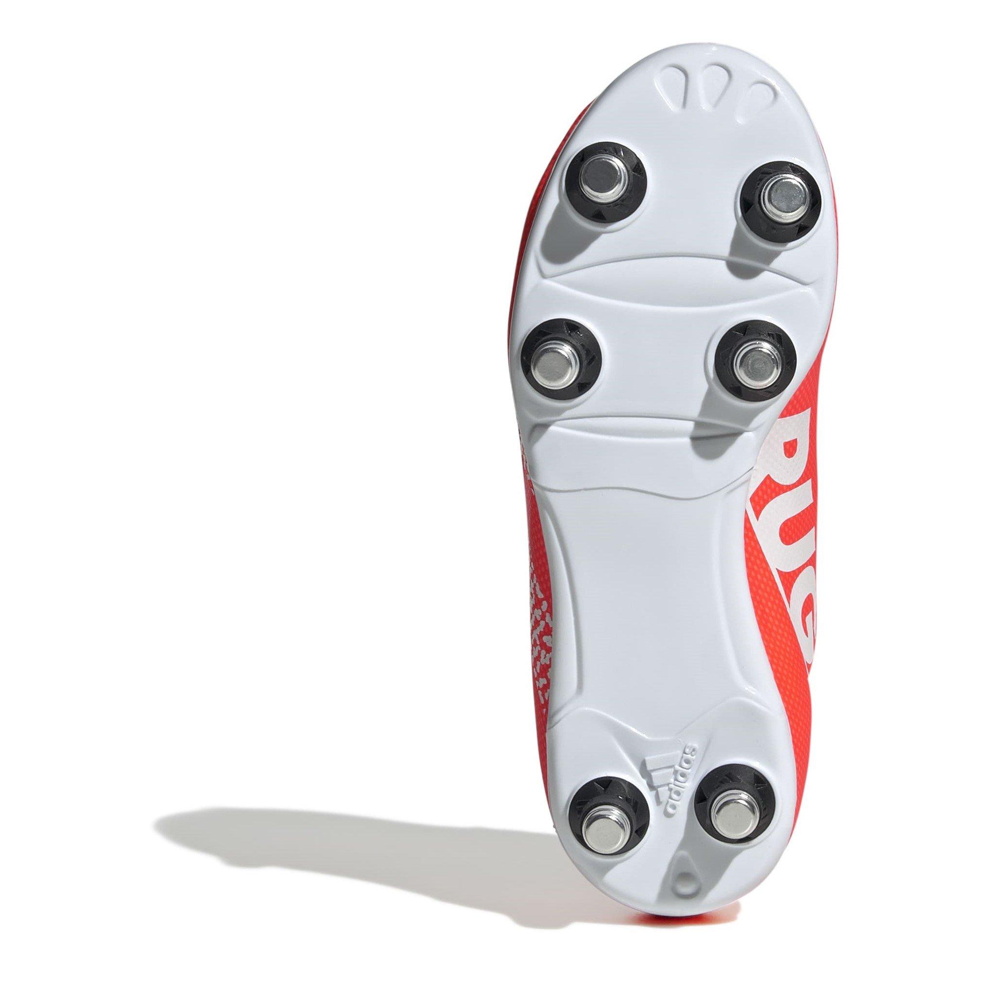 Orange/Fwt - adidas - Junior Soft Ground Rugby Boots - 6