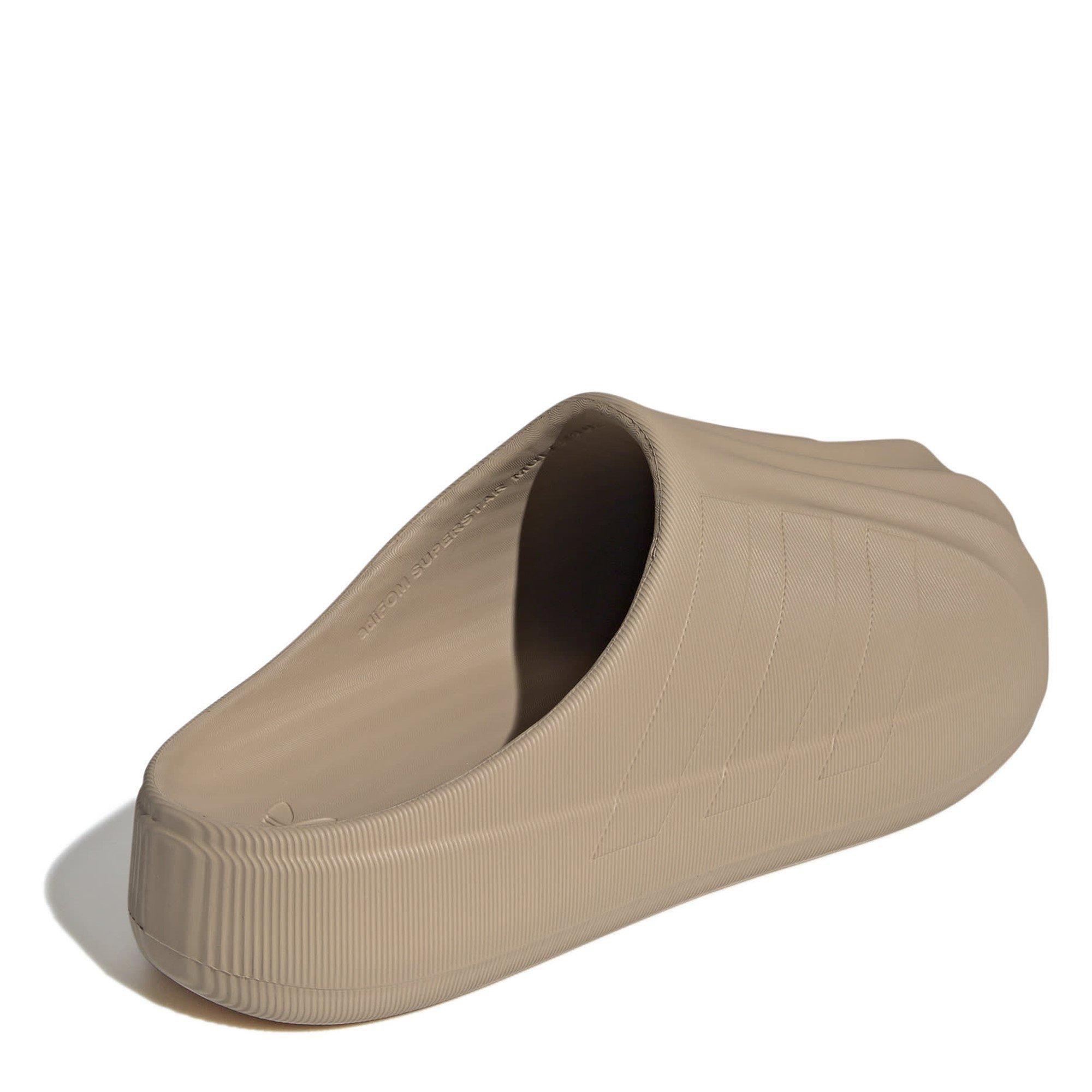 Beige - adidas Originals - Superstar Mules Mens - 4