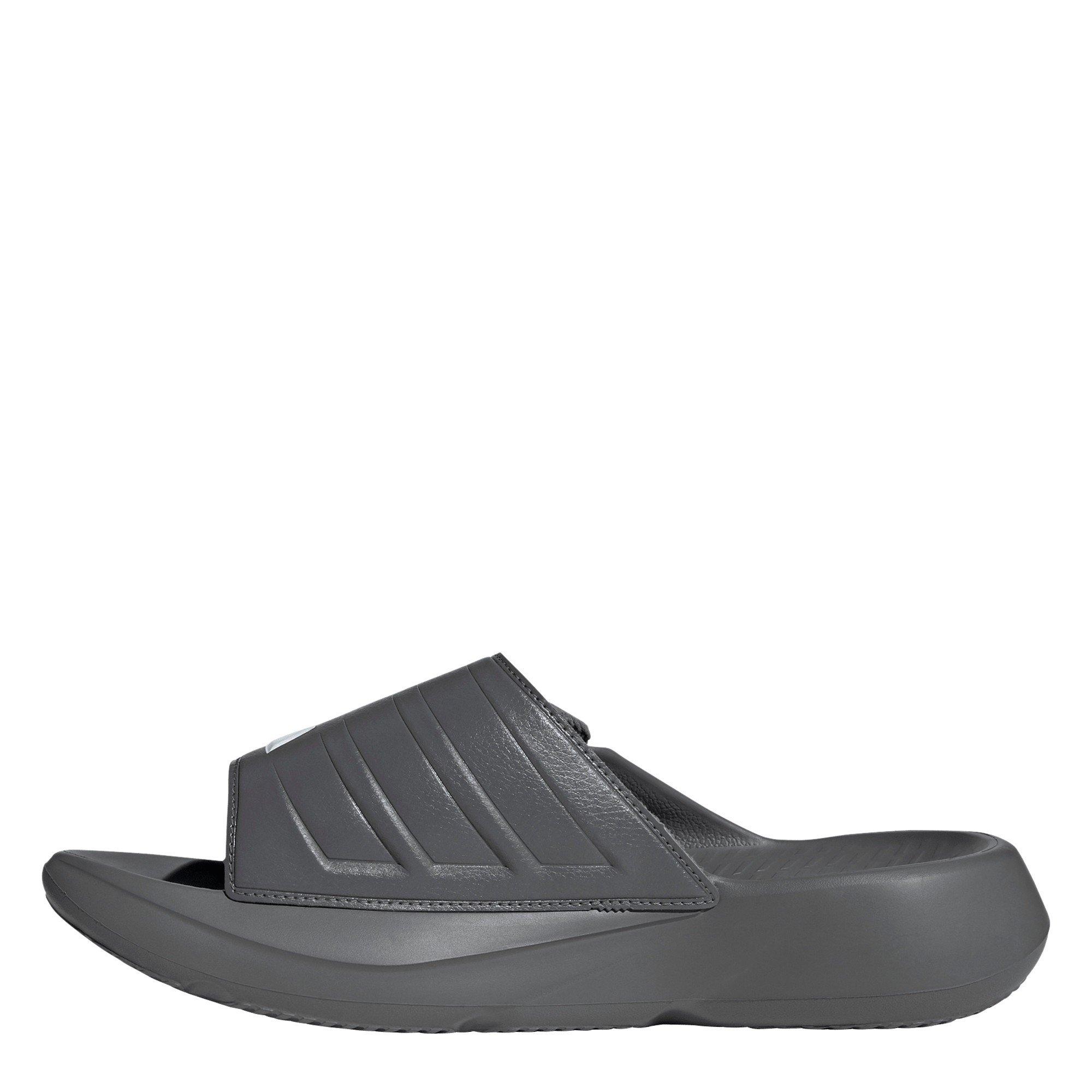 Grey/White/Grey - adidas - Men's Slippers - 2