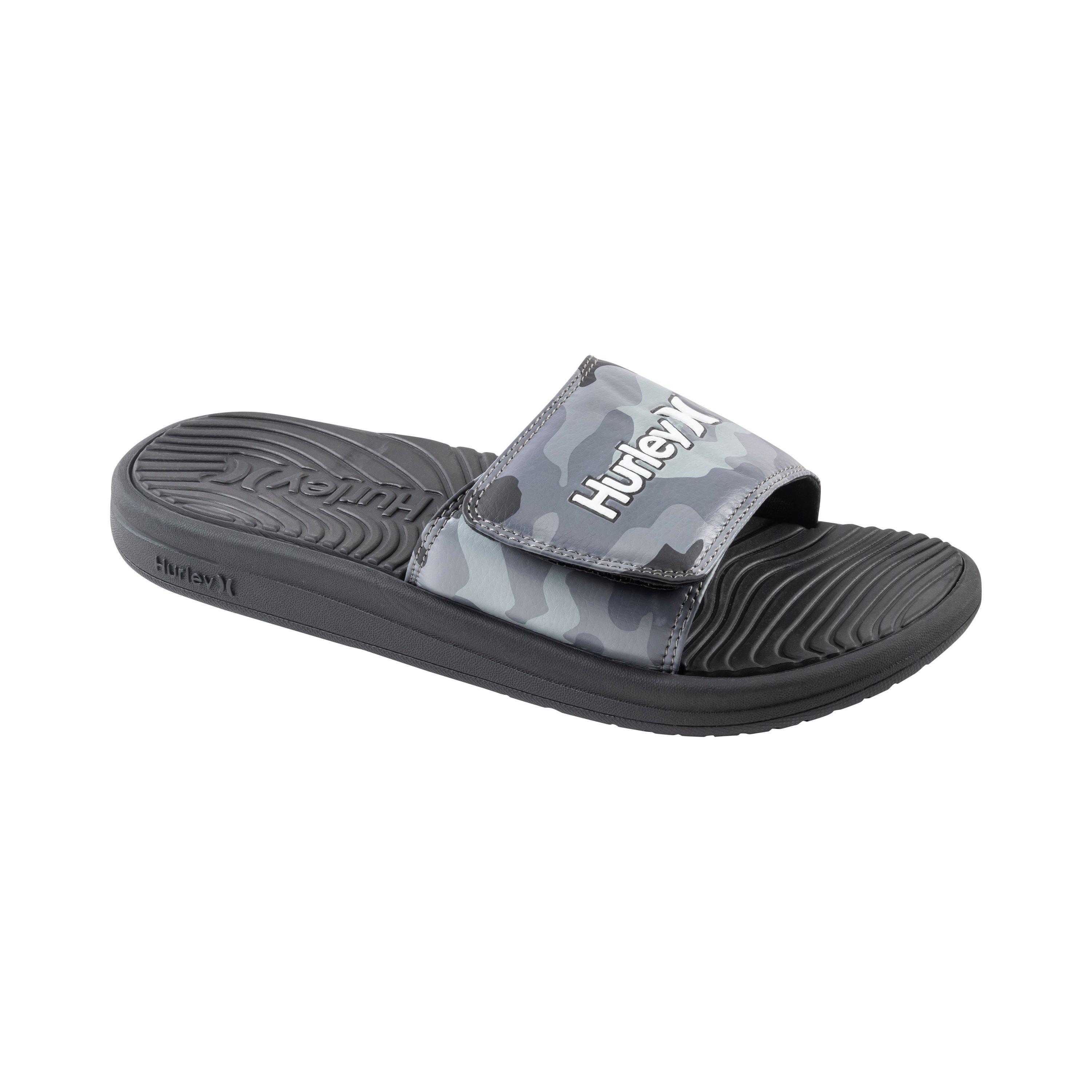 Grey/Black - Hurley - Men's Camo Slider