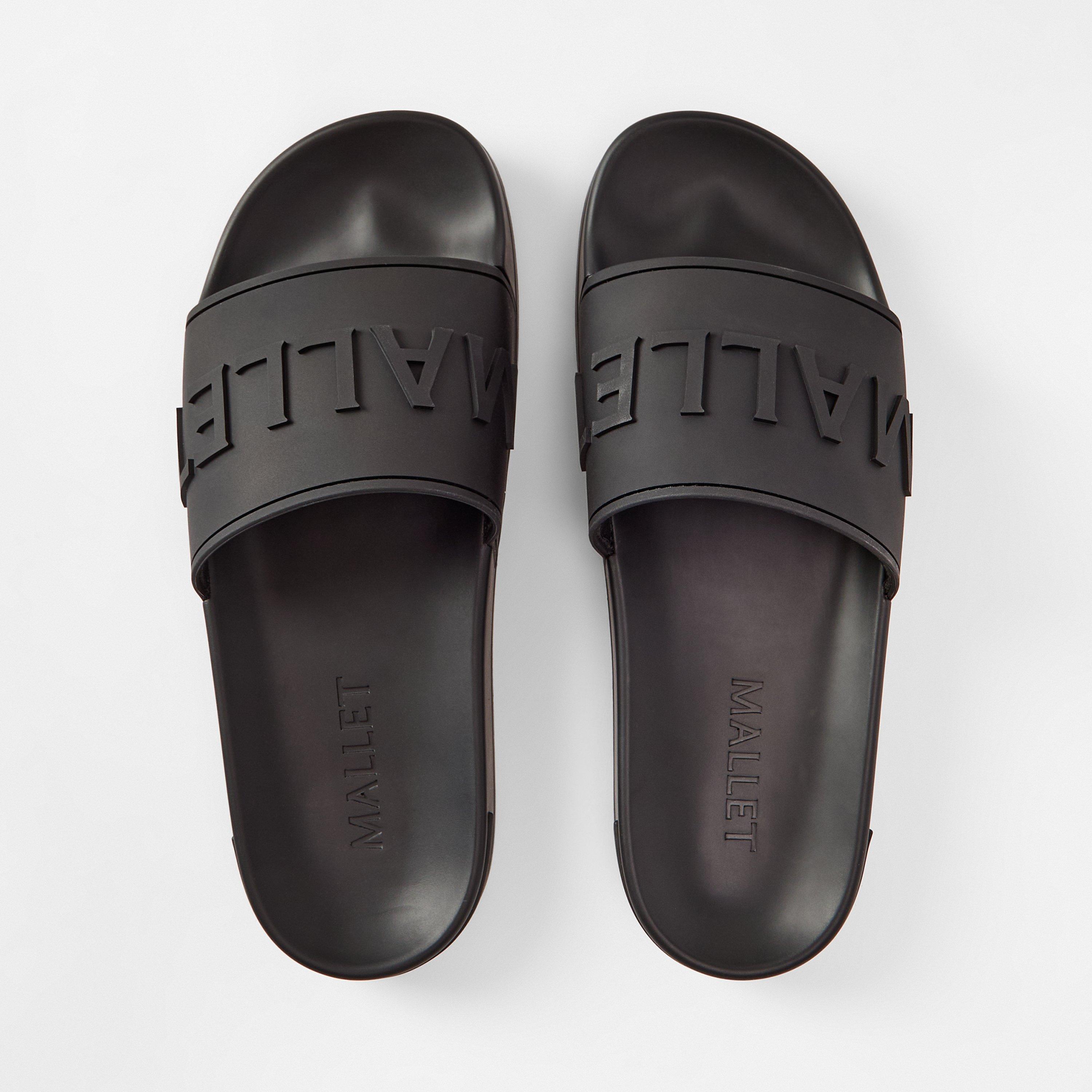 Triple Black - Mallet - Men's Slider Slippers - 4