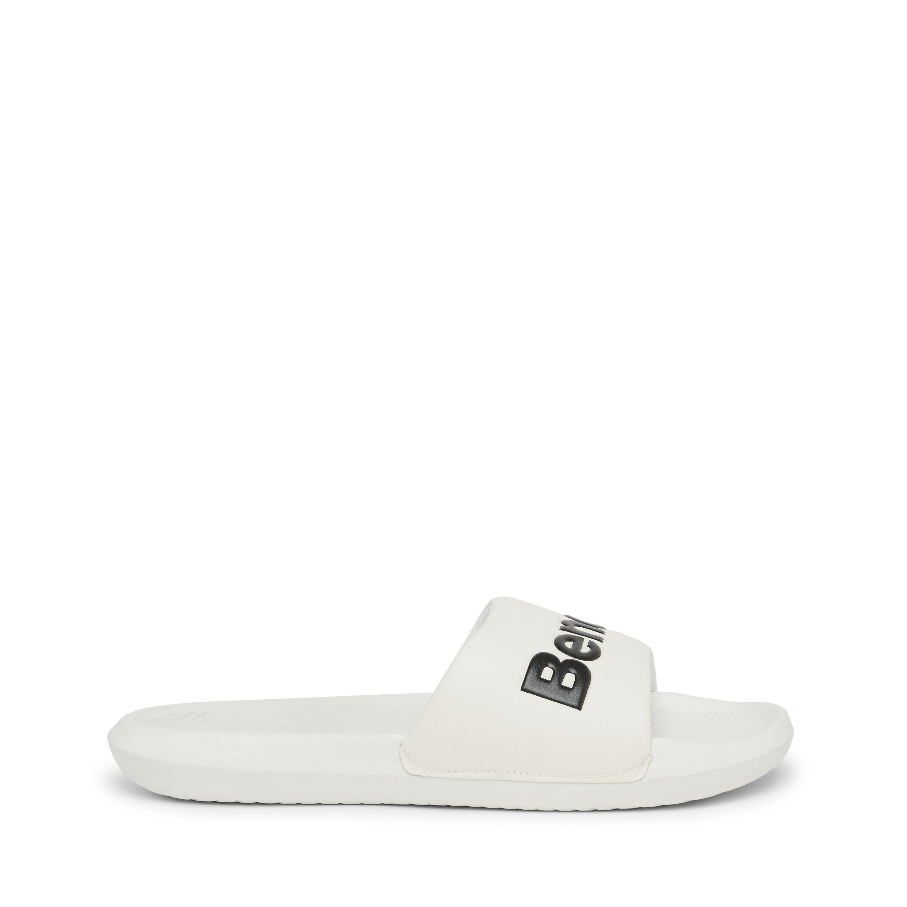 White - Bench - Men's Cruise Slider Slipper - 2
