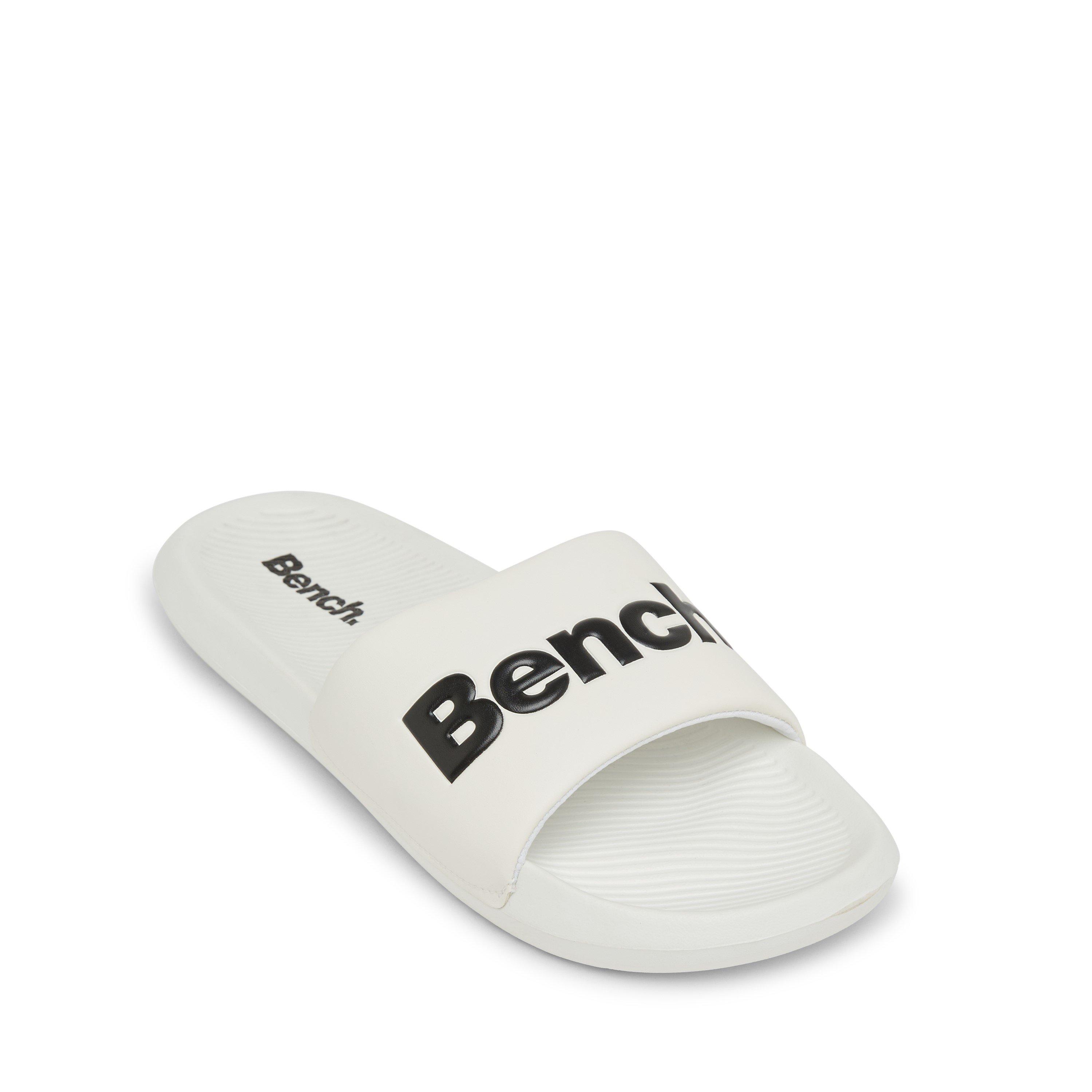 White - Bench - Men's Cruise Slider Slipper - 6