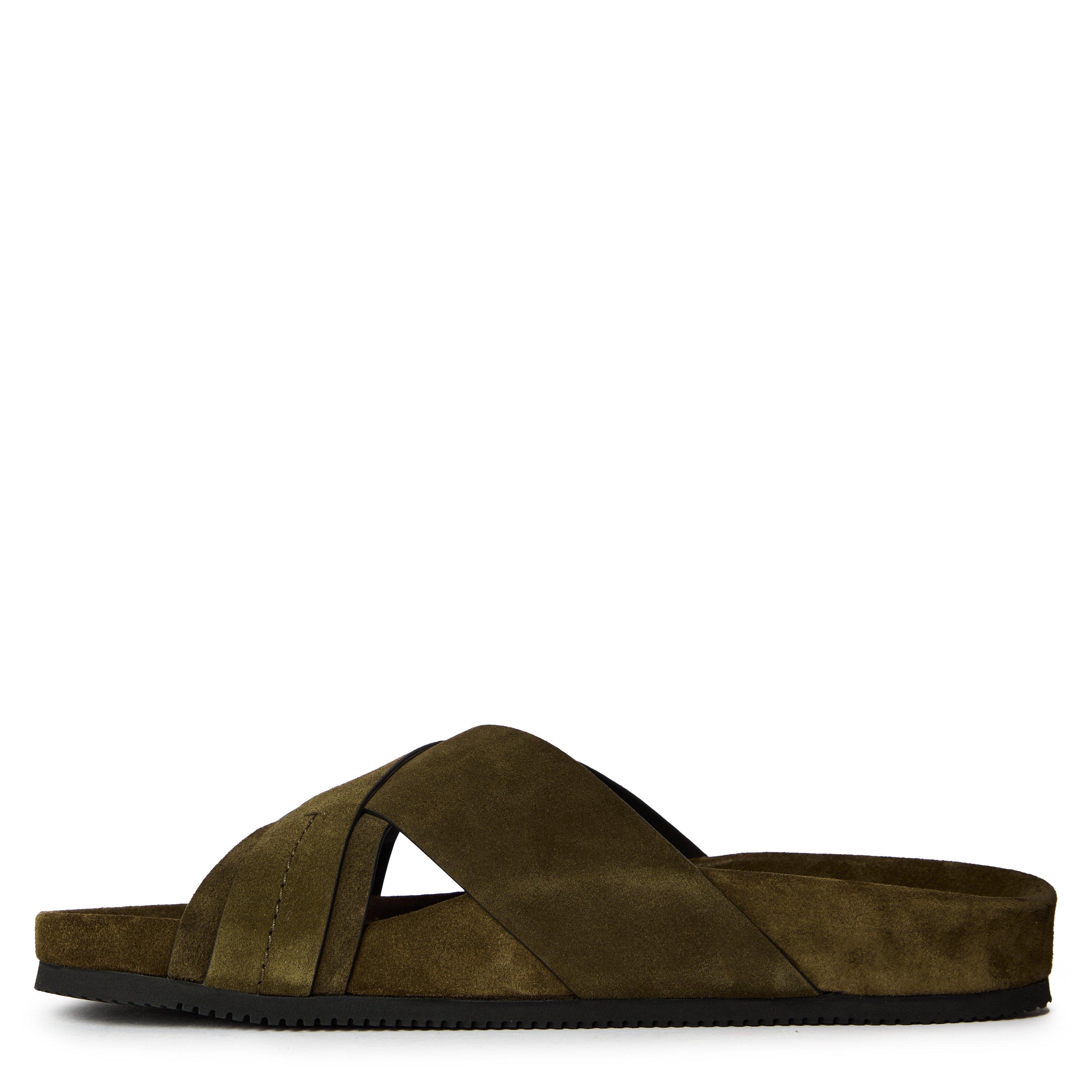 Khaki - Tom Ford - Men's Slider Slippers - 2