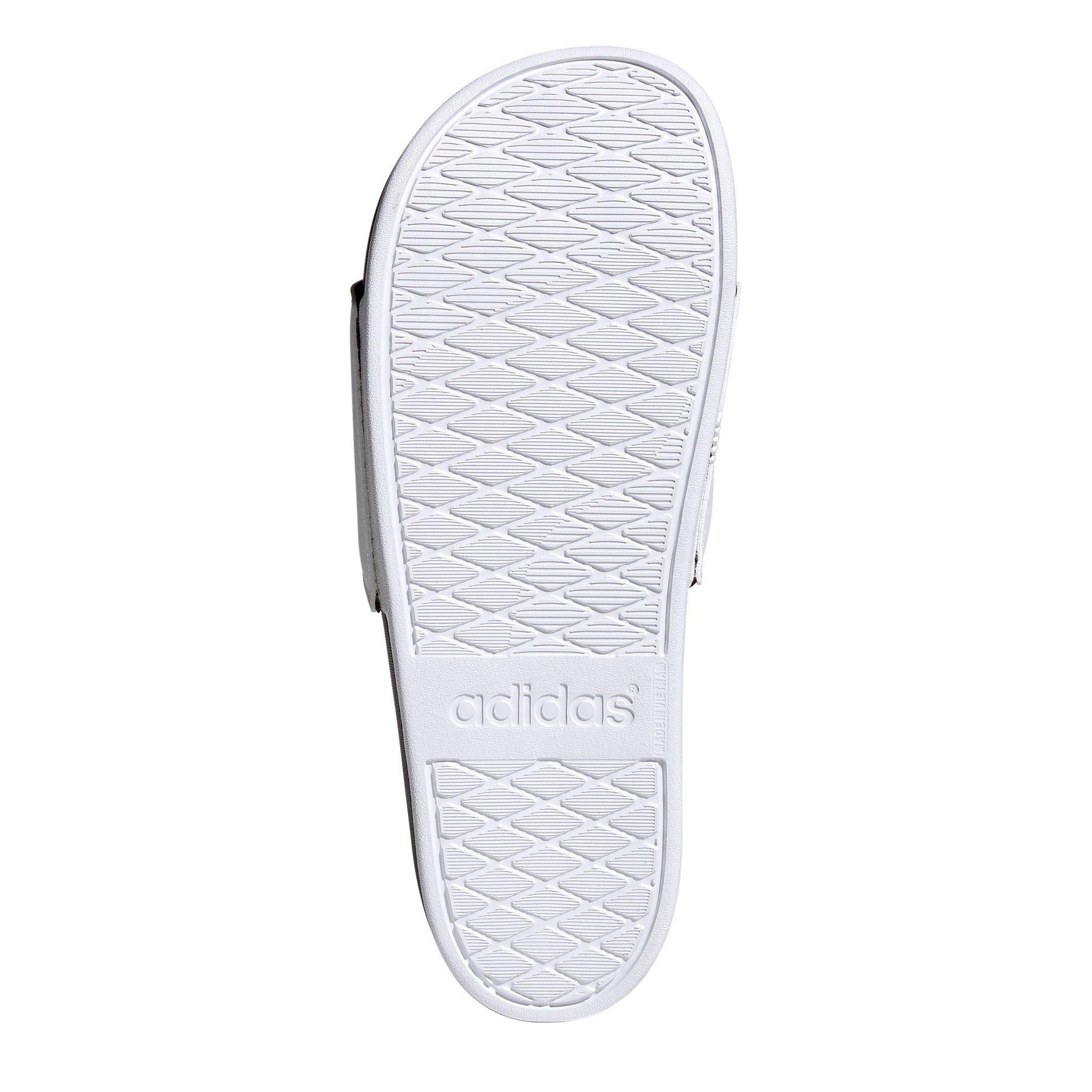 Noir/Blanc - adidas - Adilette Comfort Sliders Unisex Adults - 6