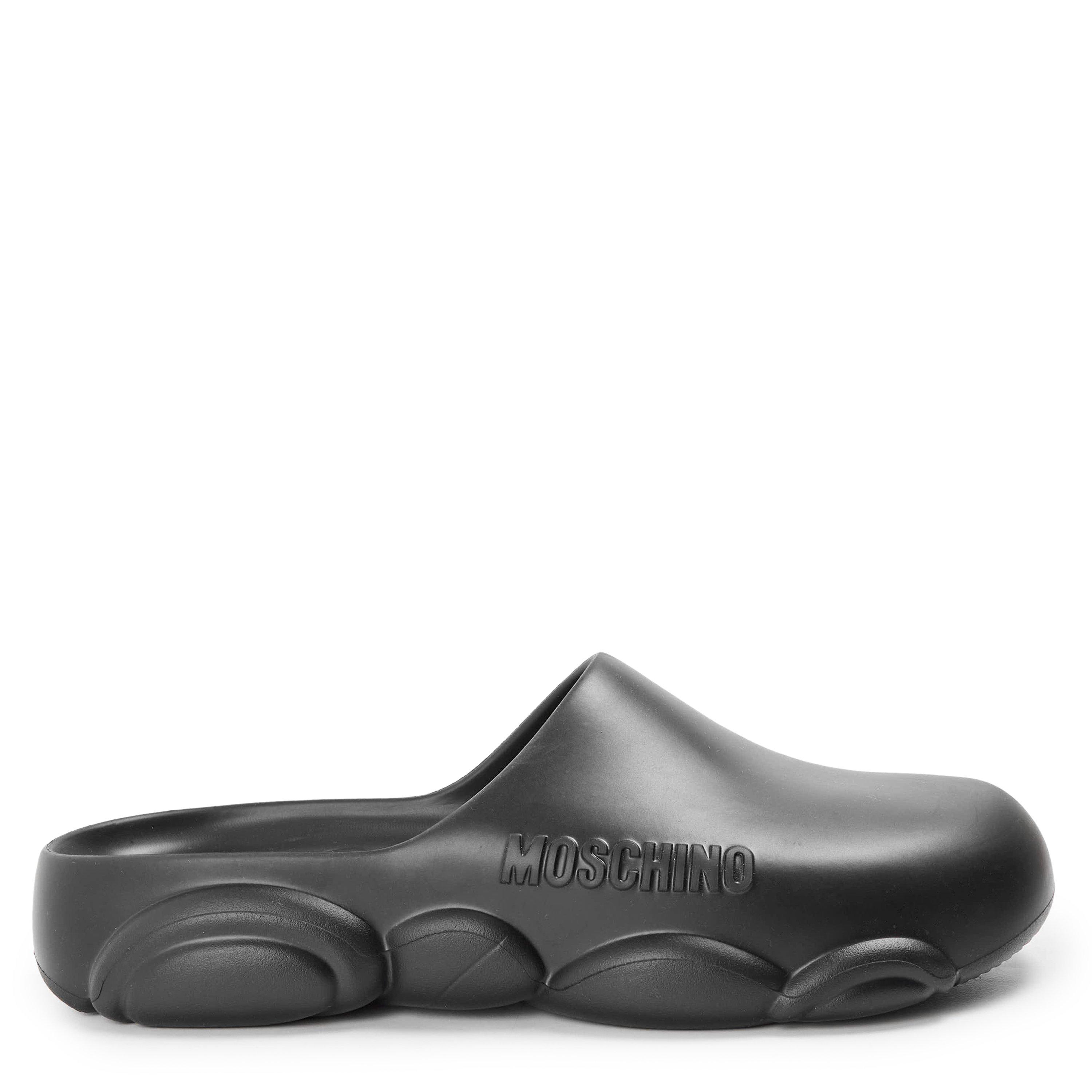 Moschino Men's Slider Slippers - Black - Size 7 (41)