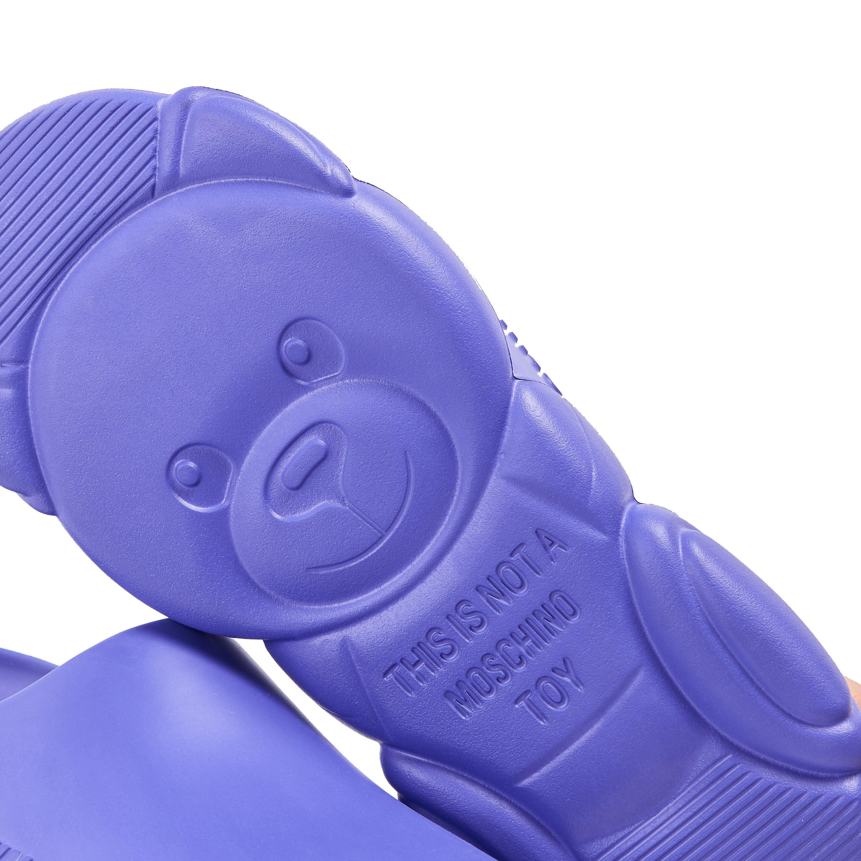 Purple - Moschino - Men's Slider Slippers - 3