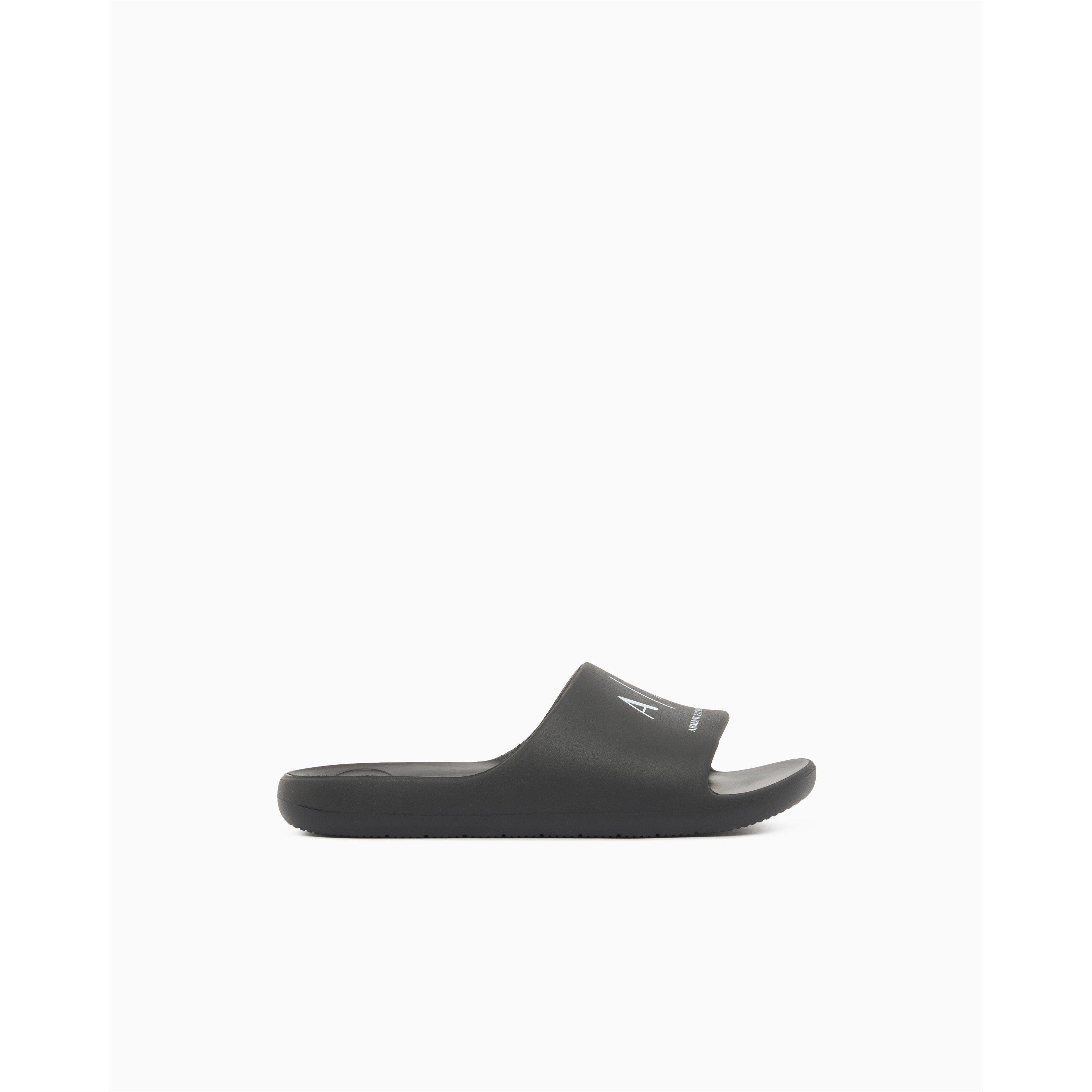 Blk/Wht logo - Armani Exchange - SANDAL - 2