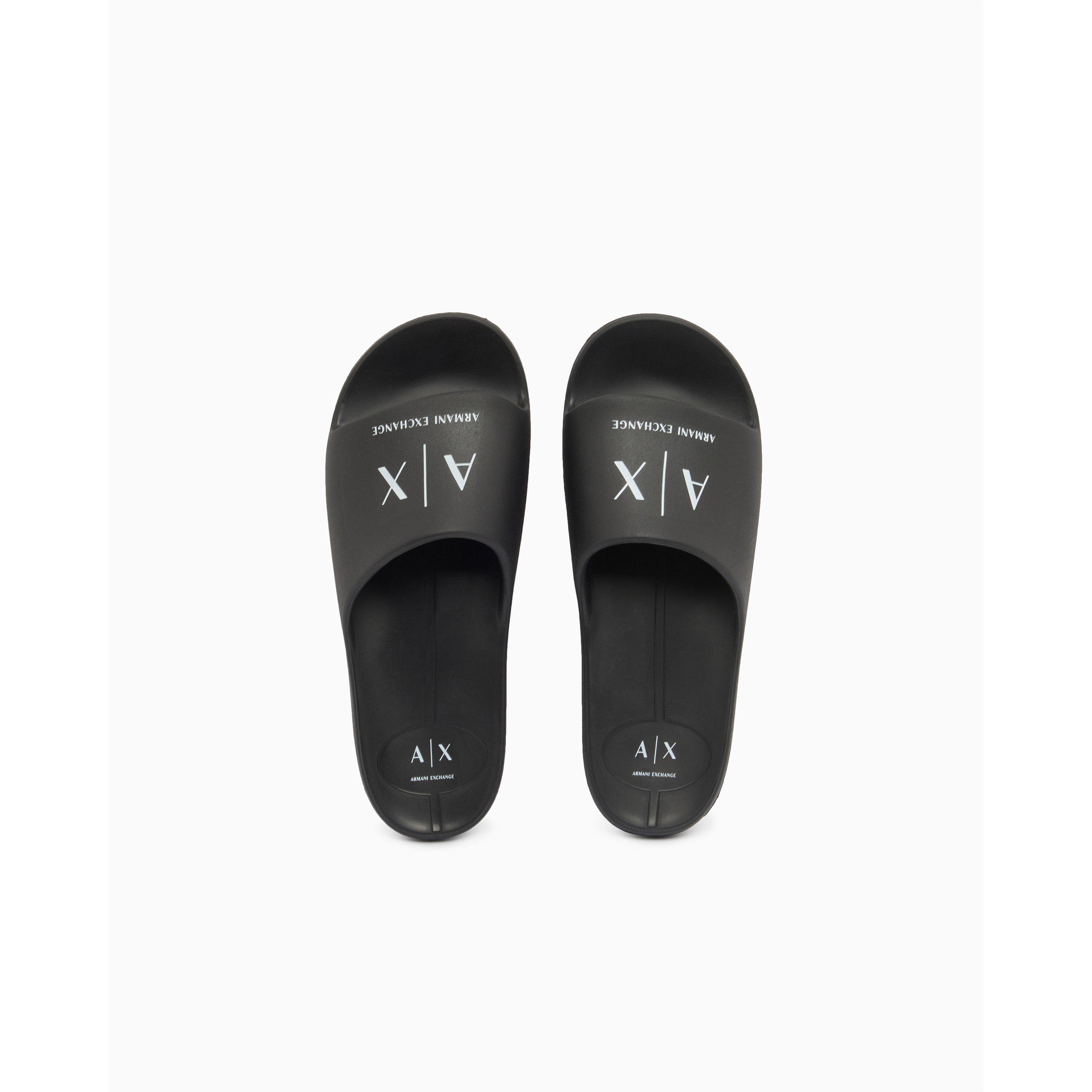 Blk/Wht logo - Armani Exchange - SANDAL - 5