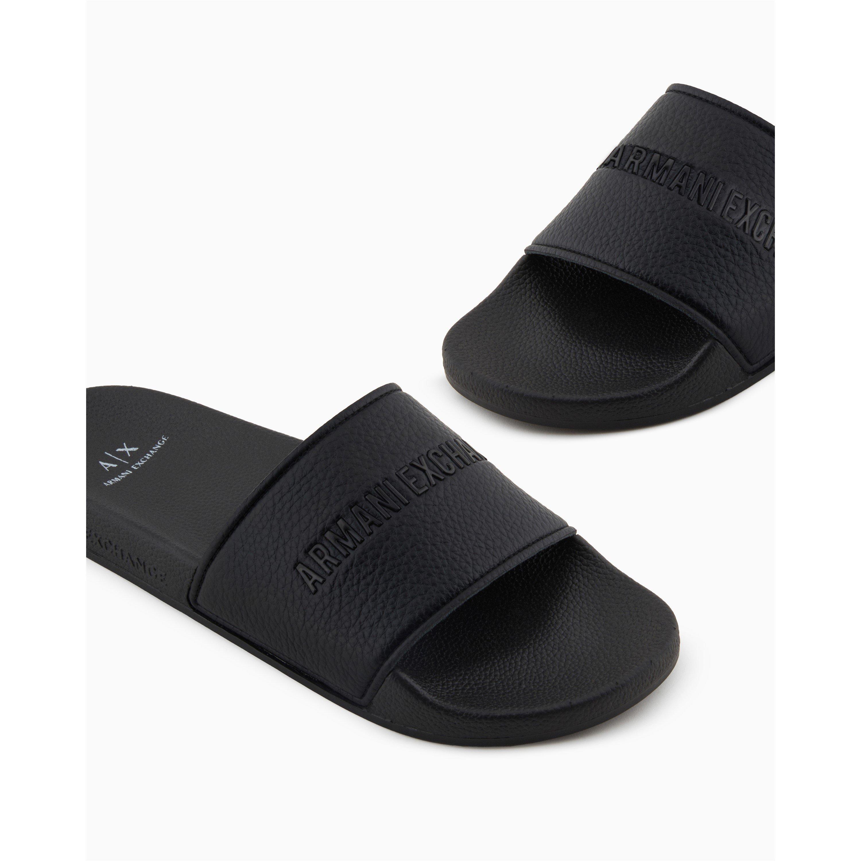Zwart - Armani Exchange - SANDAL - 4