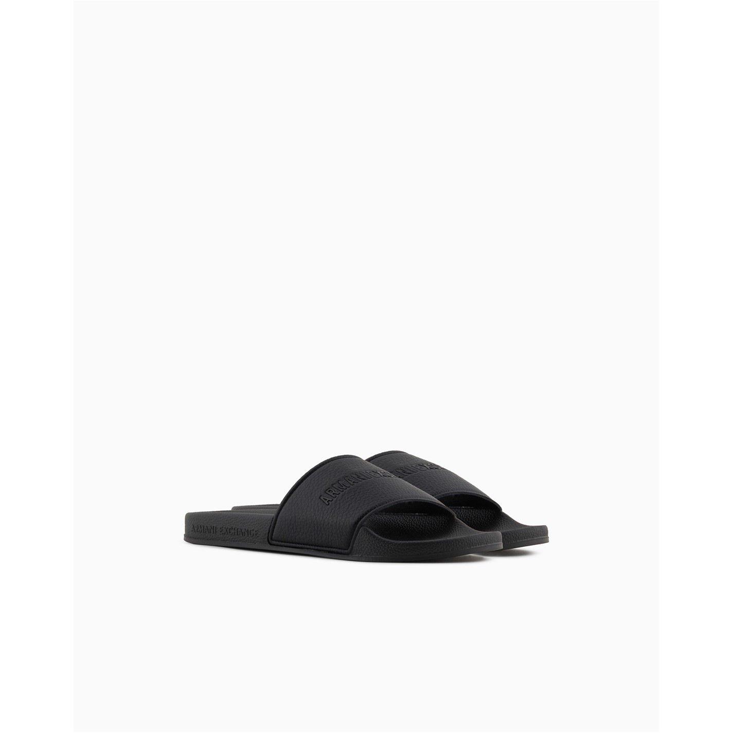 Noir - Armani Exchange - Pool Sliders - 6