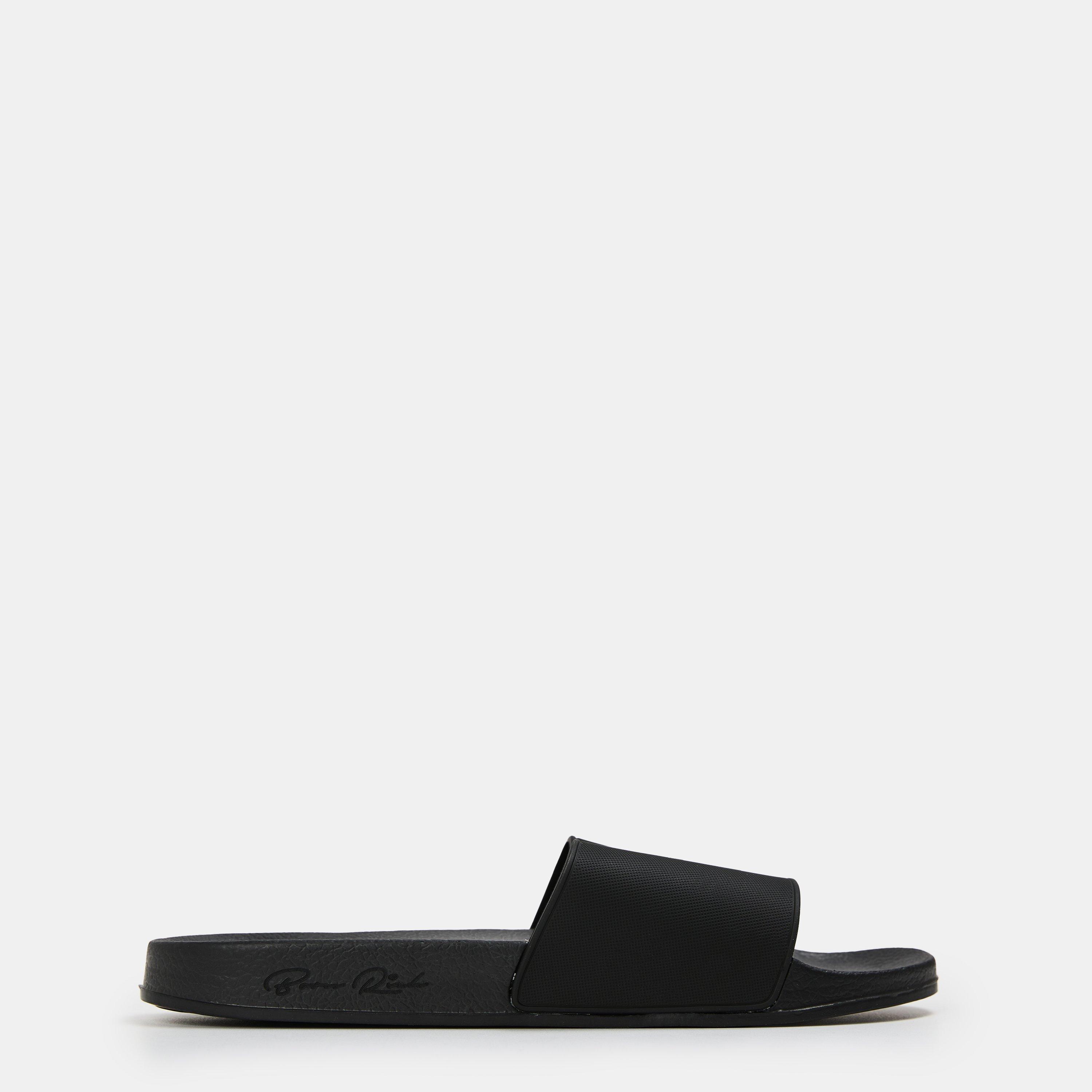 Blkwht - Born Rich - Men's Barreca Slider Slippers - 1