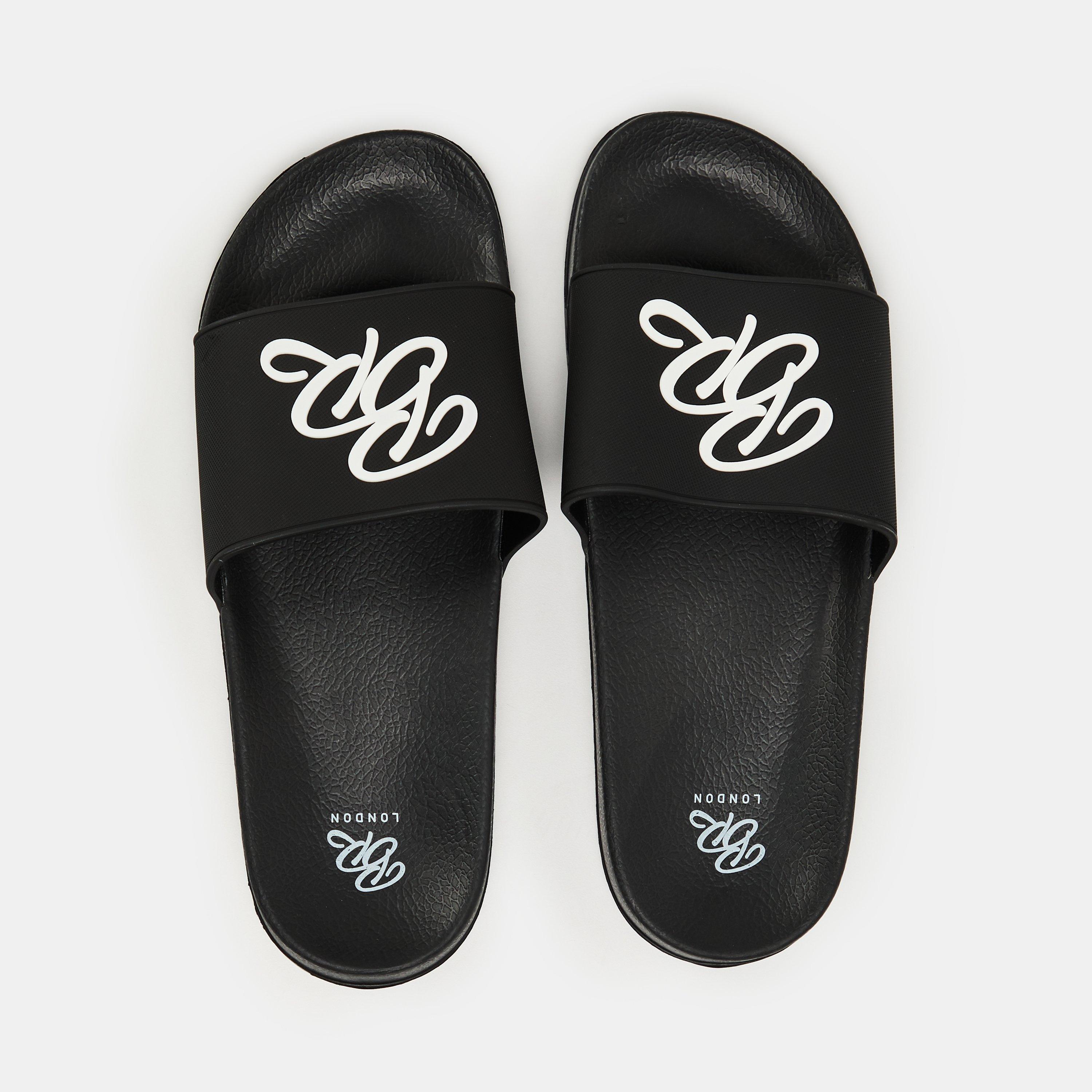 Blkwht - Born Rich - Men's Barreca Slider Slippers - 4