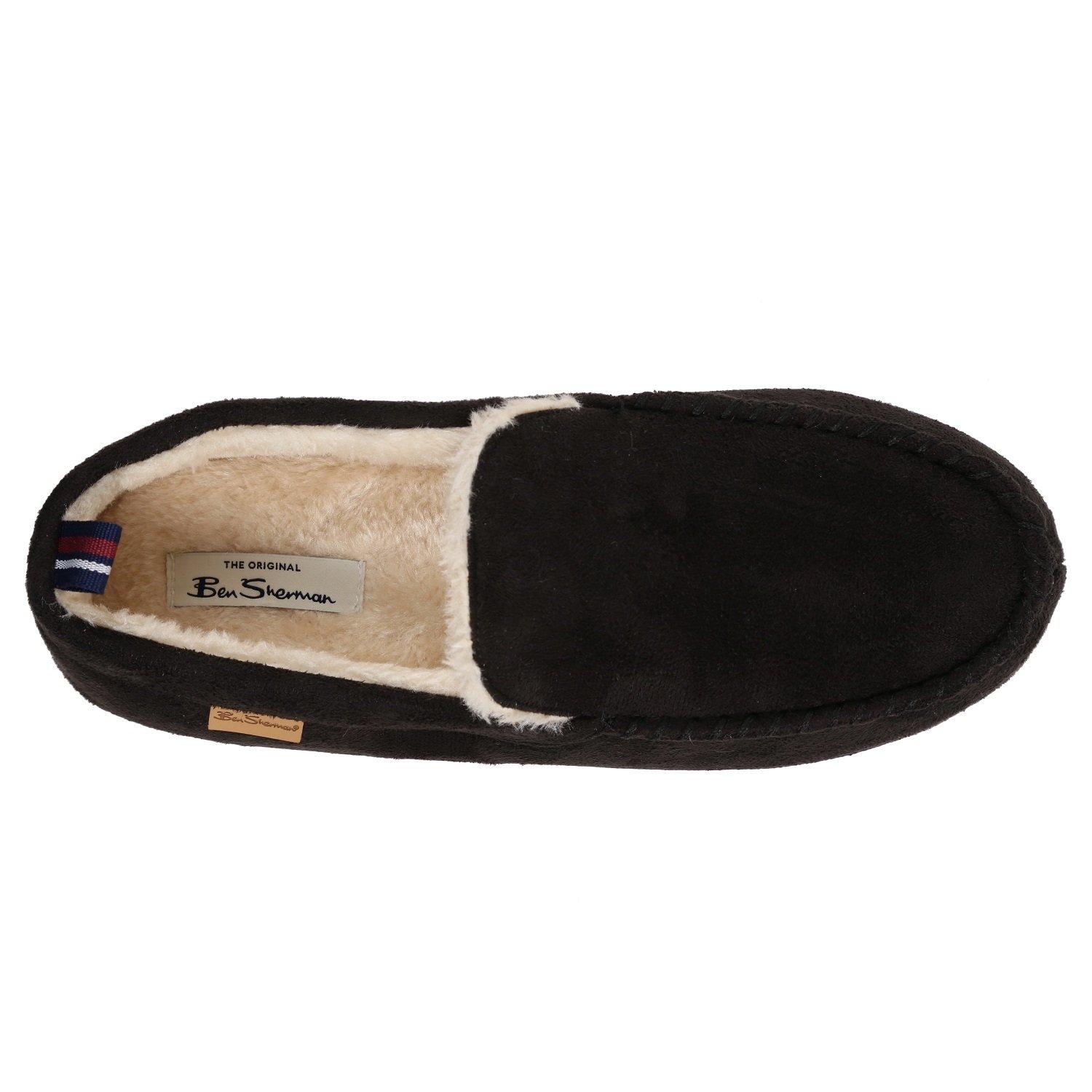 Black - Ben Sherman - Moccasin Slippers - 5