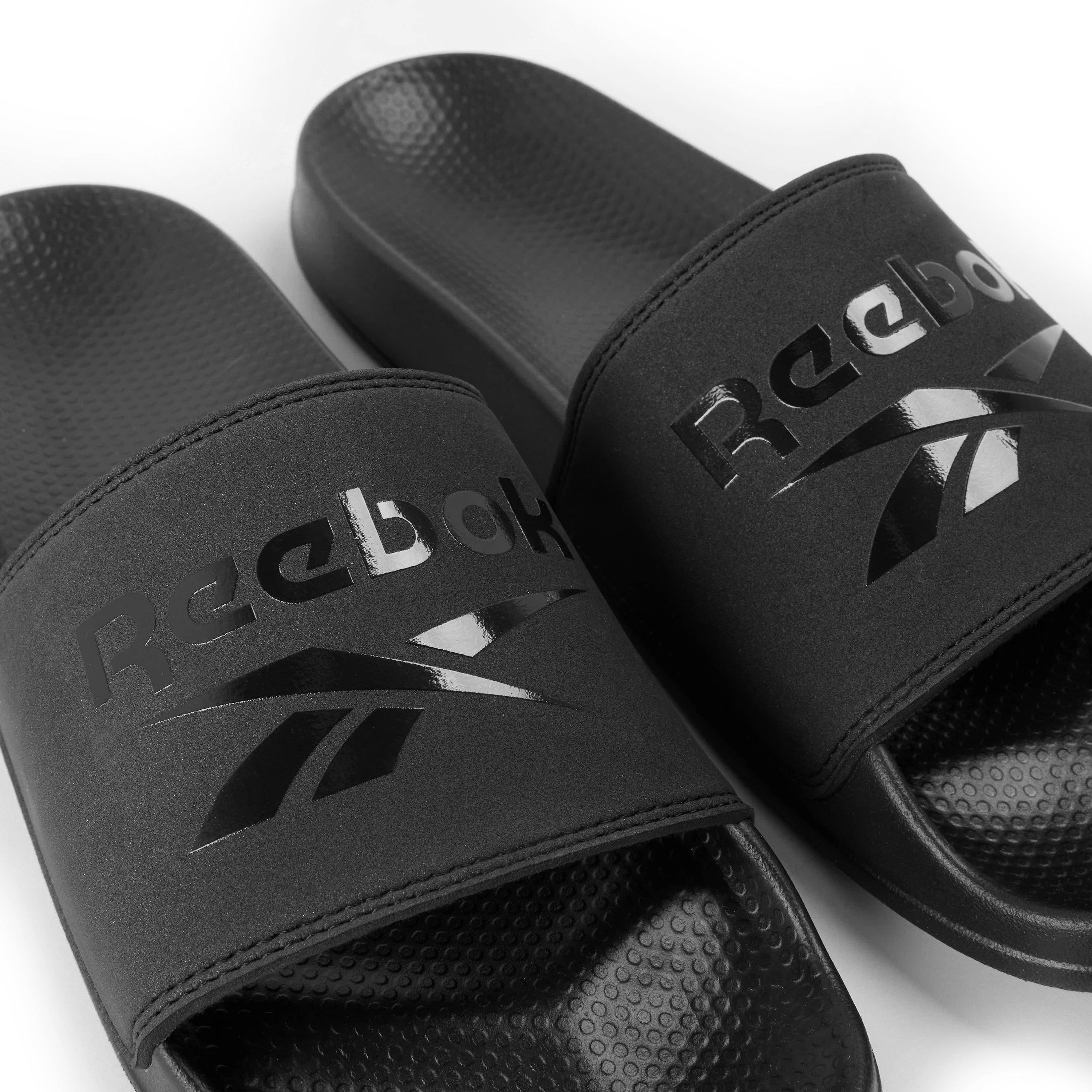 Black - Reebok - Men's Gere Slide Slippers - 3