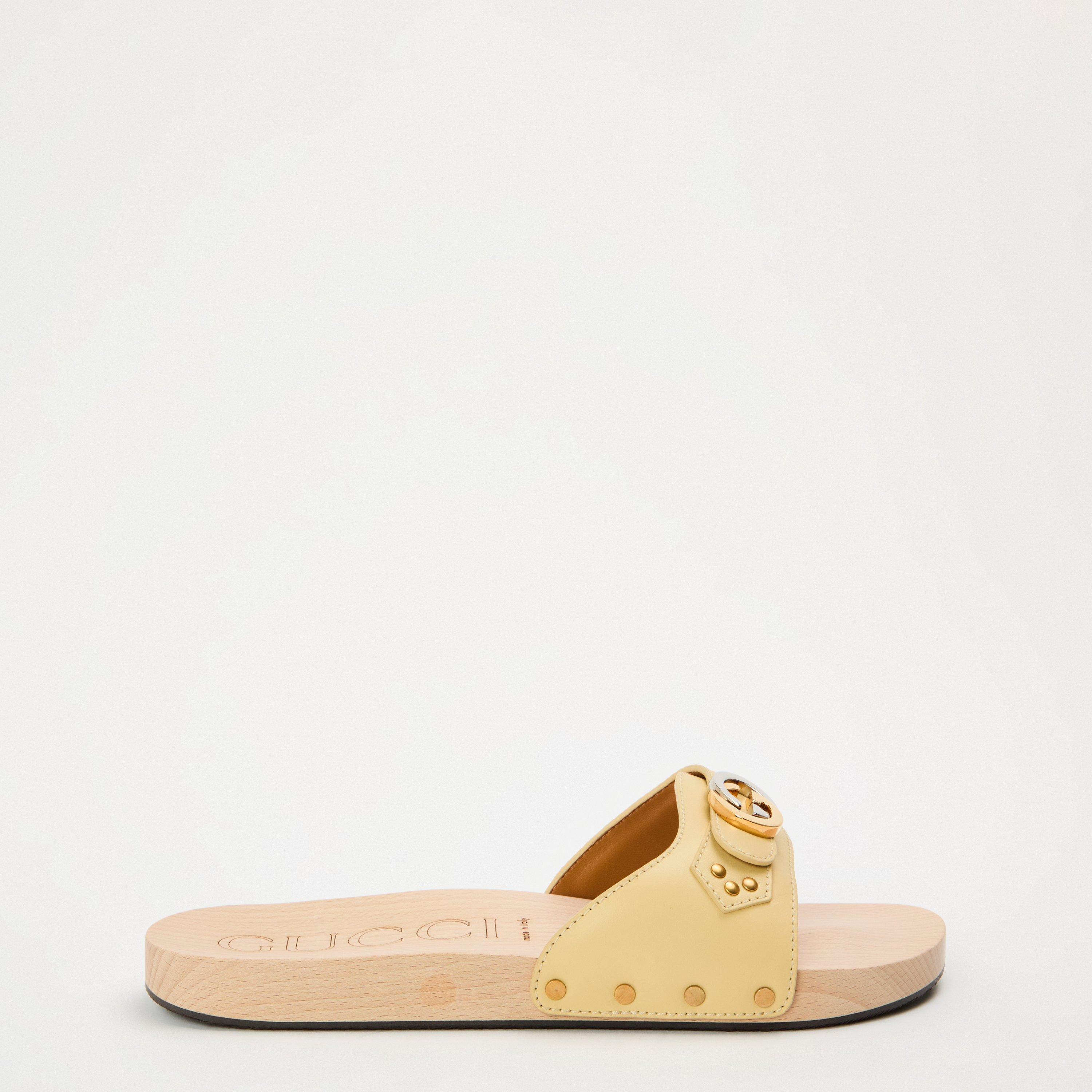 Gucci Men's Slider Slippers - Burro - Size 8.5 (42.5)