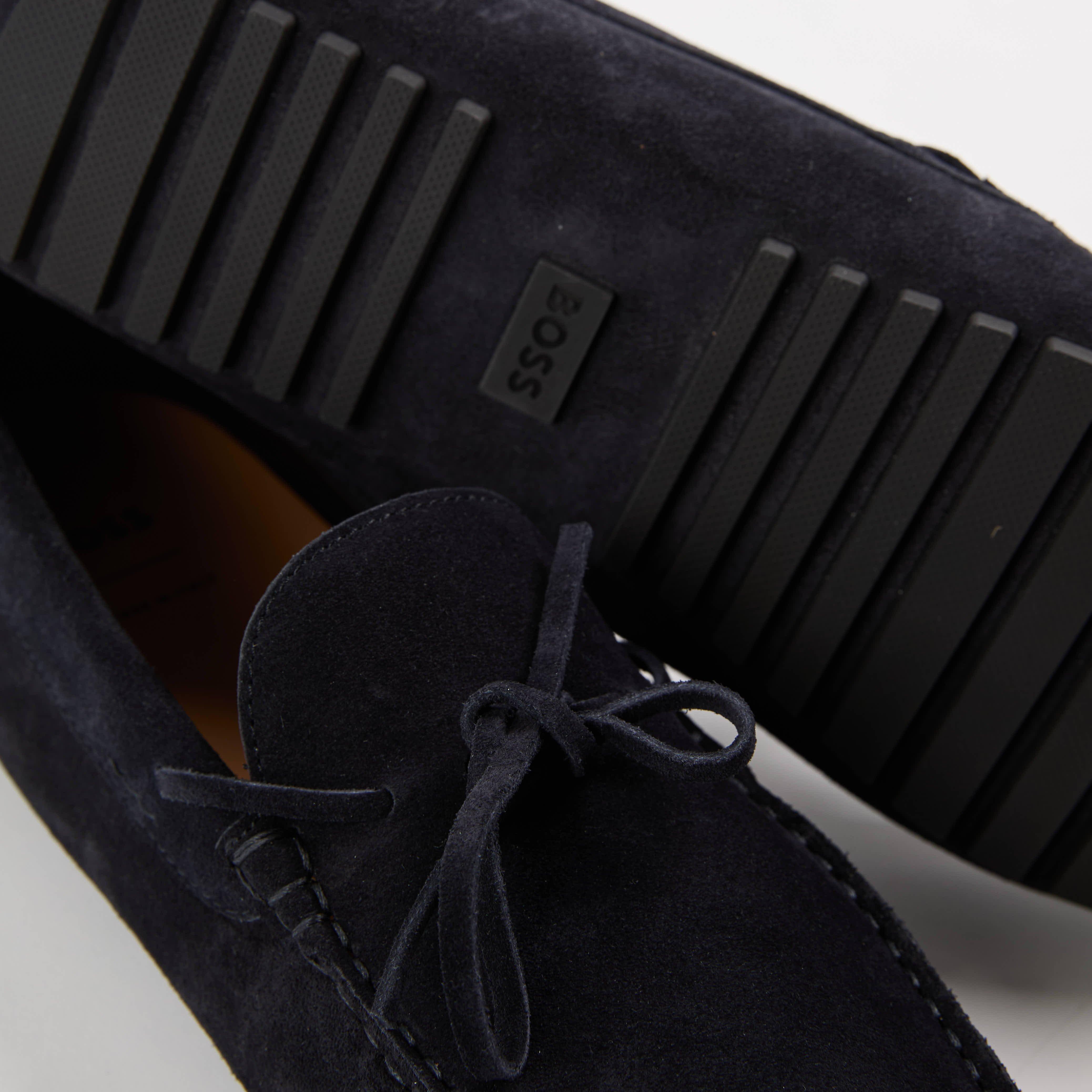 BOSS Homme Driver_mocc_napr3e Mocassins Cuir De Luxe - Confort Et Élégance