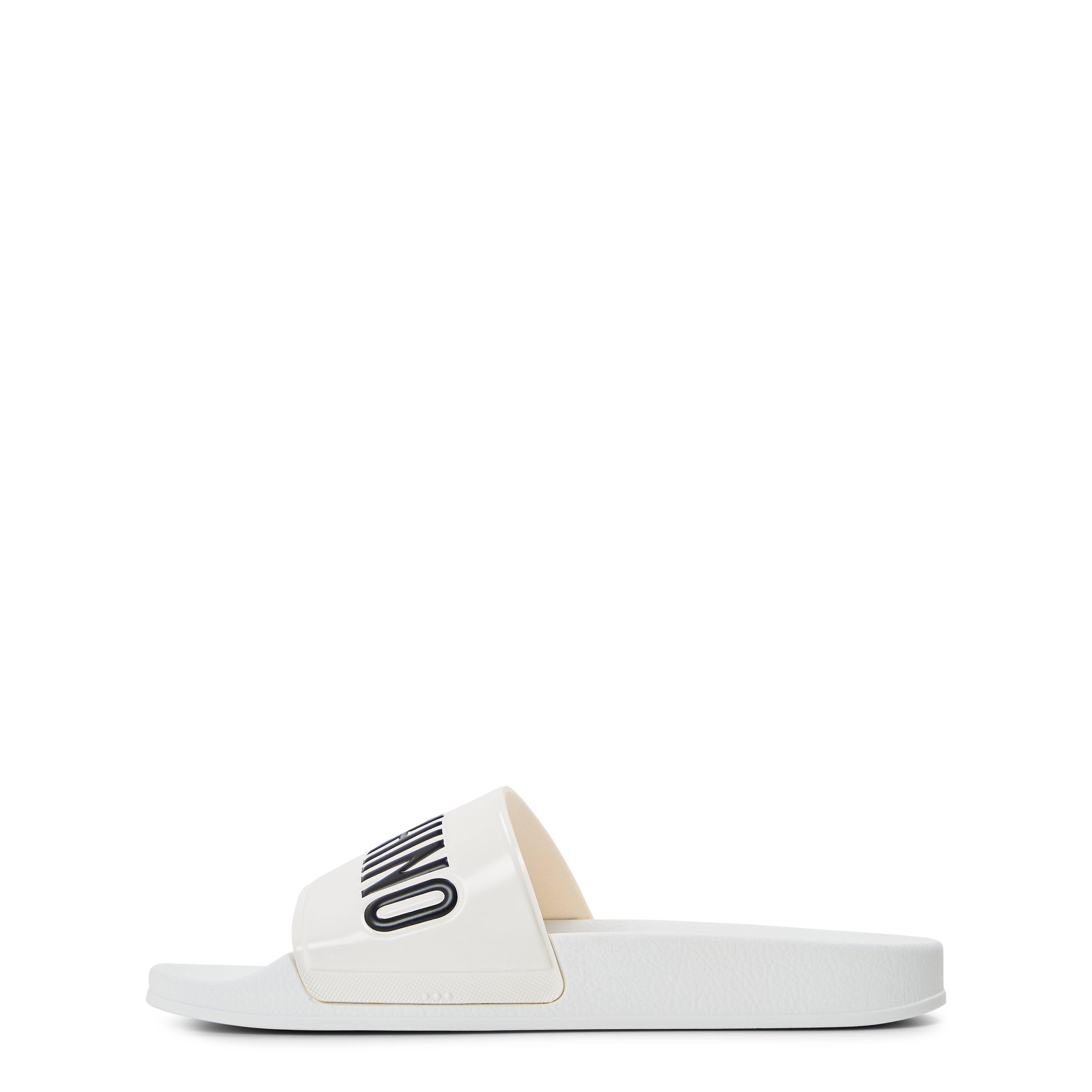 White - Moschino - Men's Slider Slippers - 2