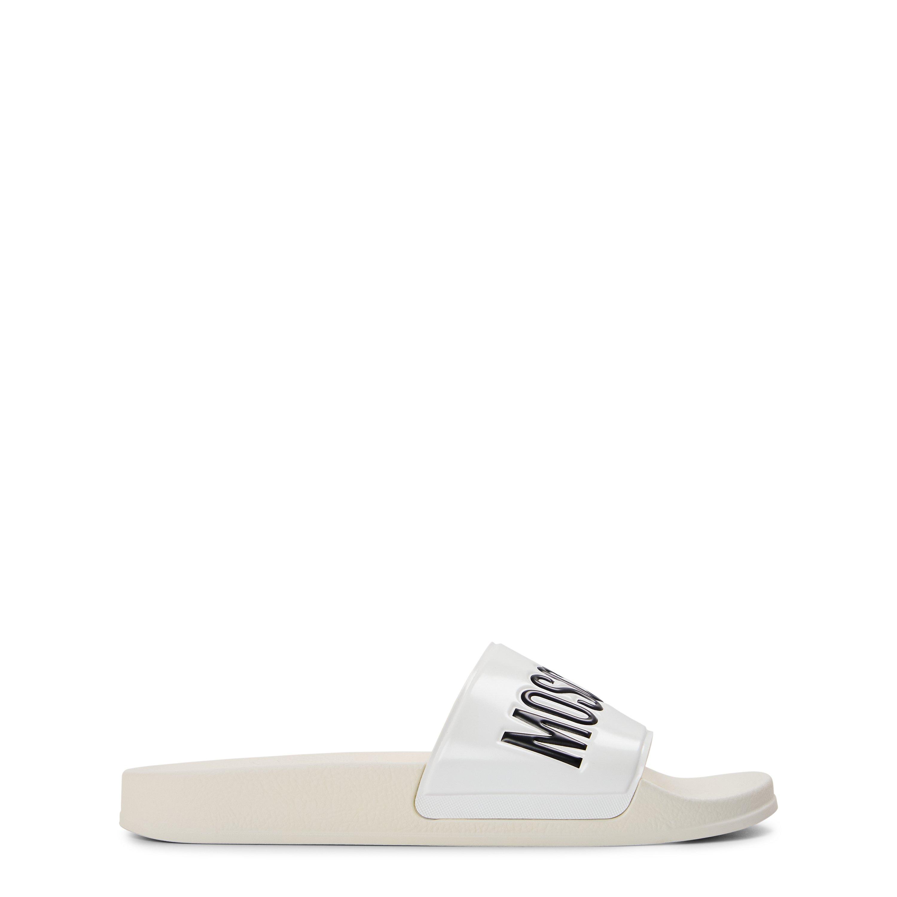 Moschino Men's Slippers - White - Size 10 (45)