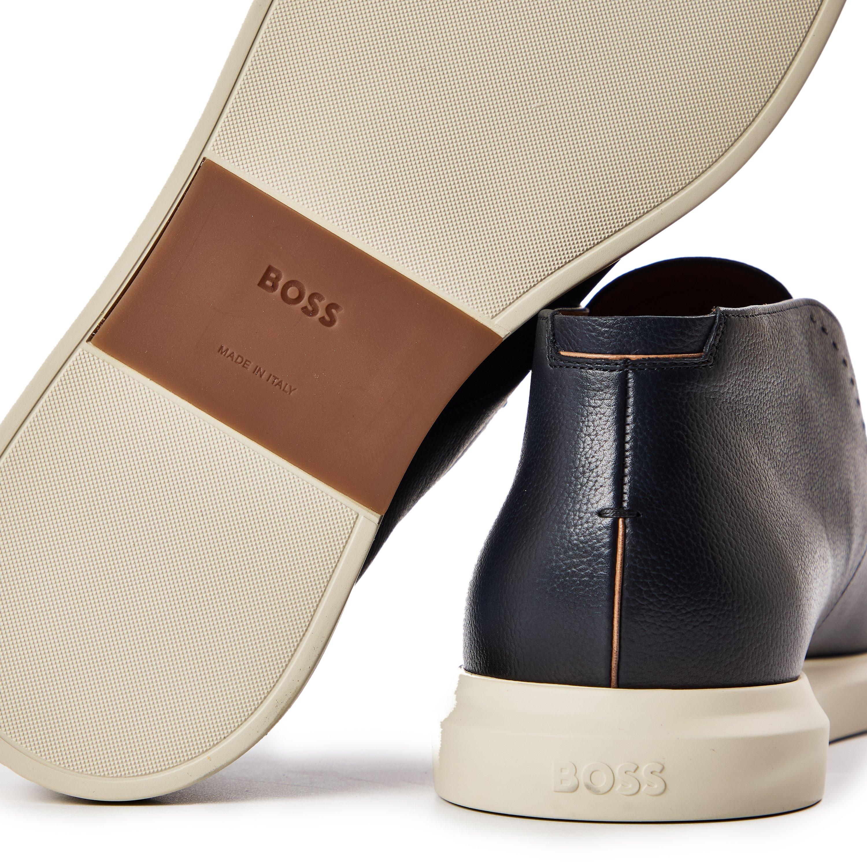 Dark Blue - Boss - Men's Slider Slippers - 3