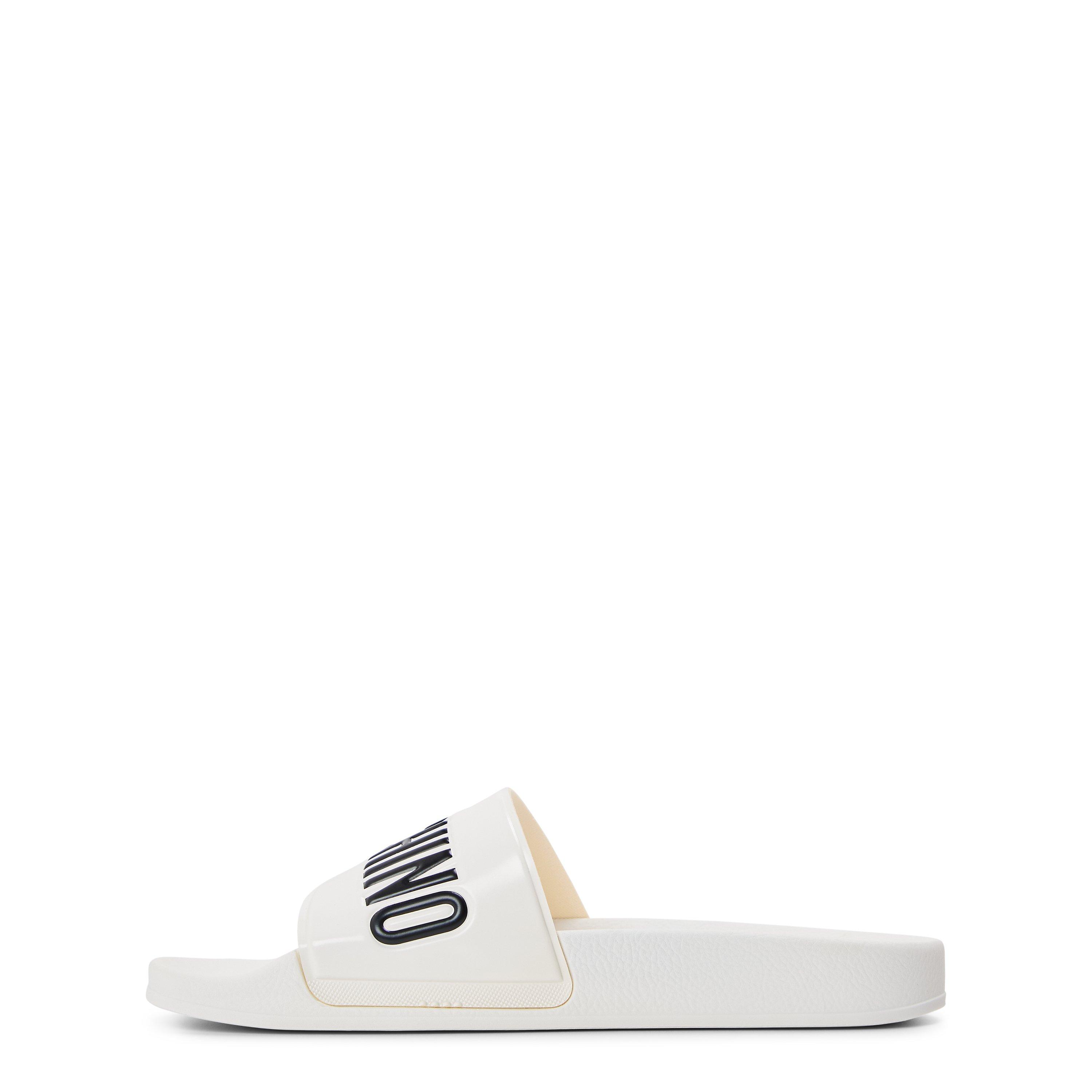 White - Moschino - Men's Slider Slippers - 2