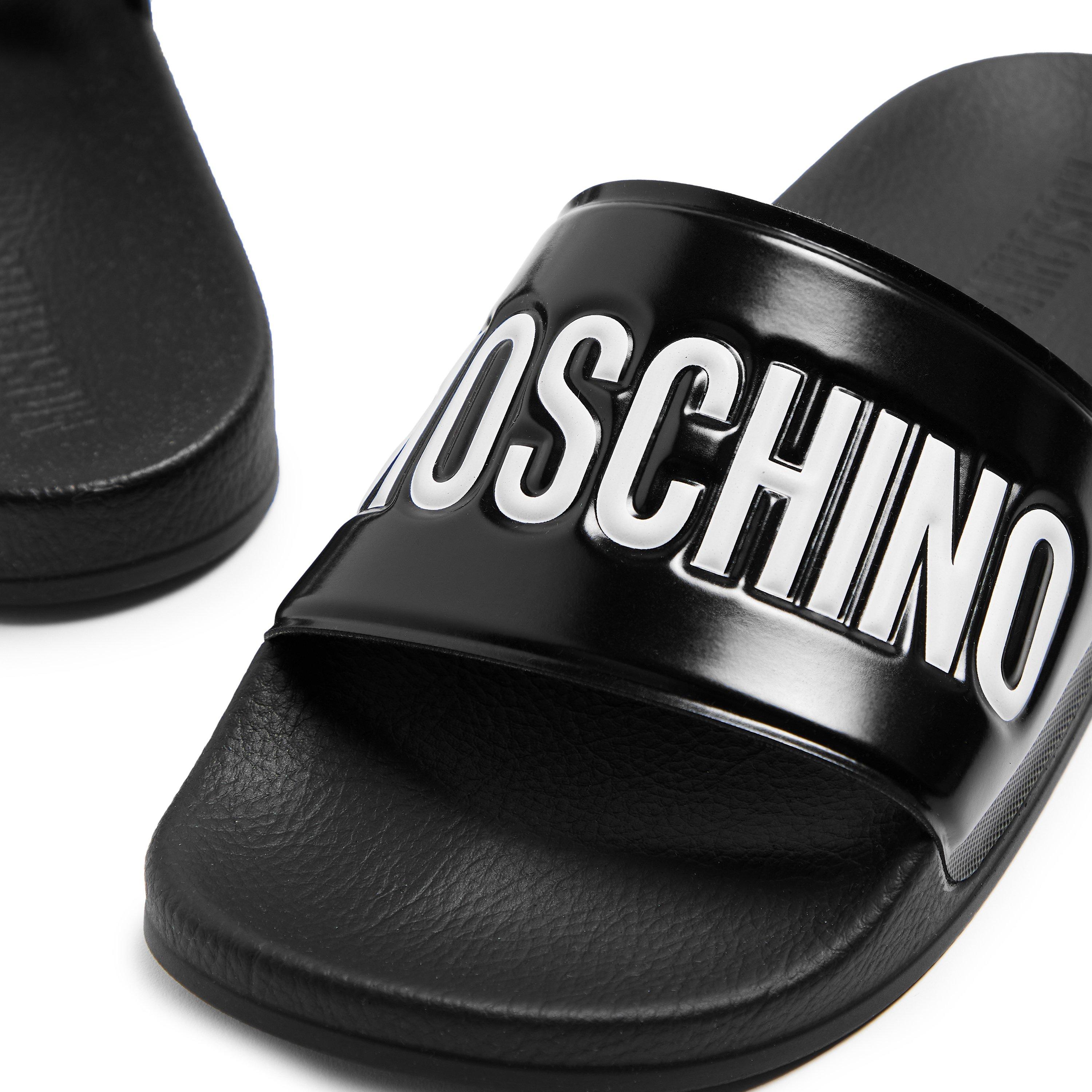 Black - Moschino - Moschino Slide Slprs Sn99 - 3
