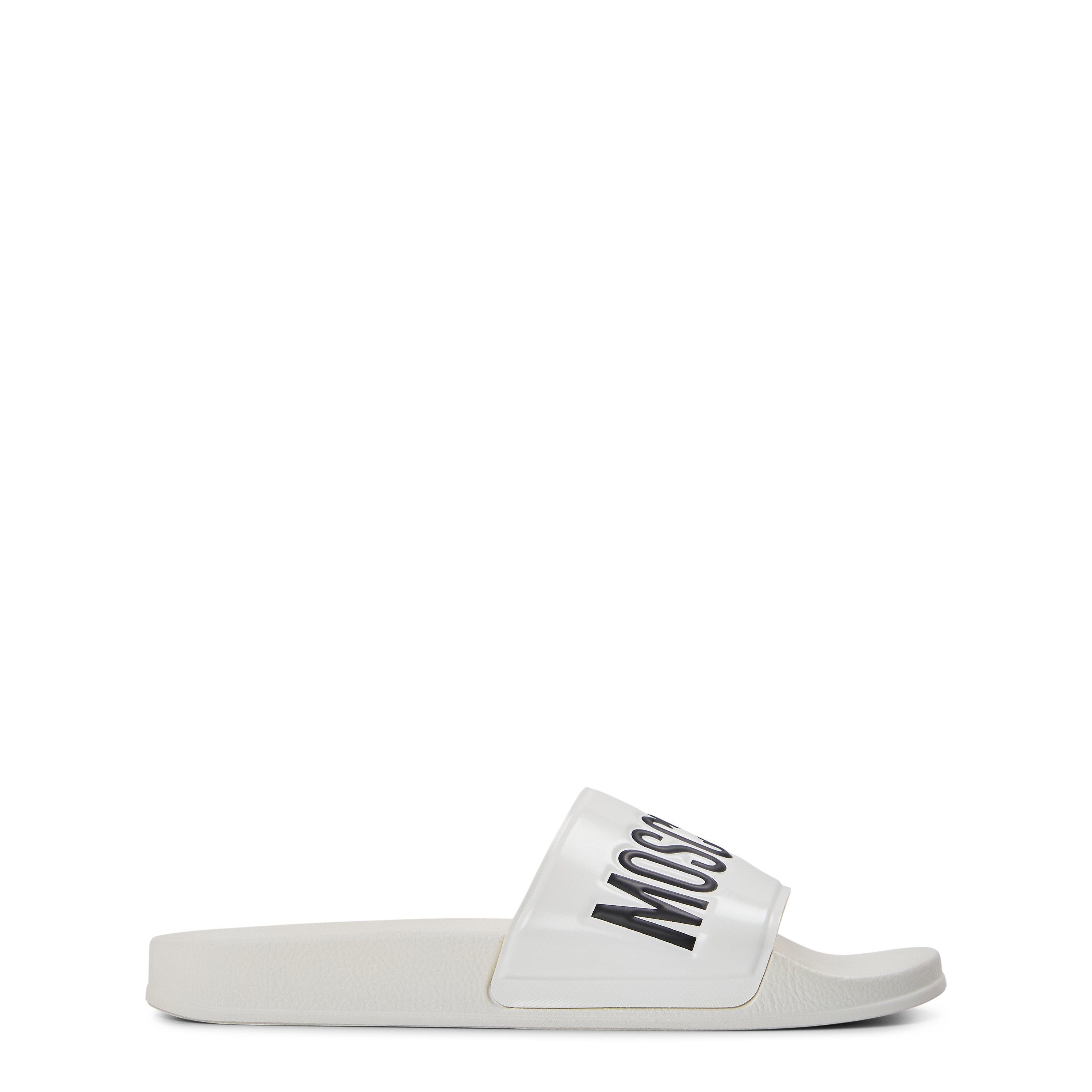 Moschino Men's Slider Slippers - White - Size 7 (41)