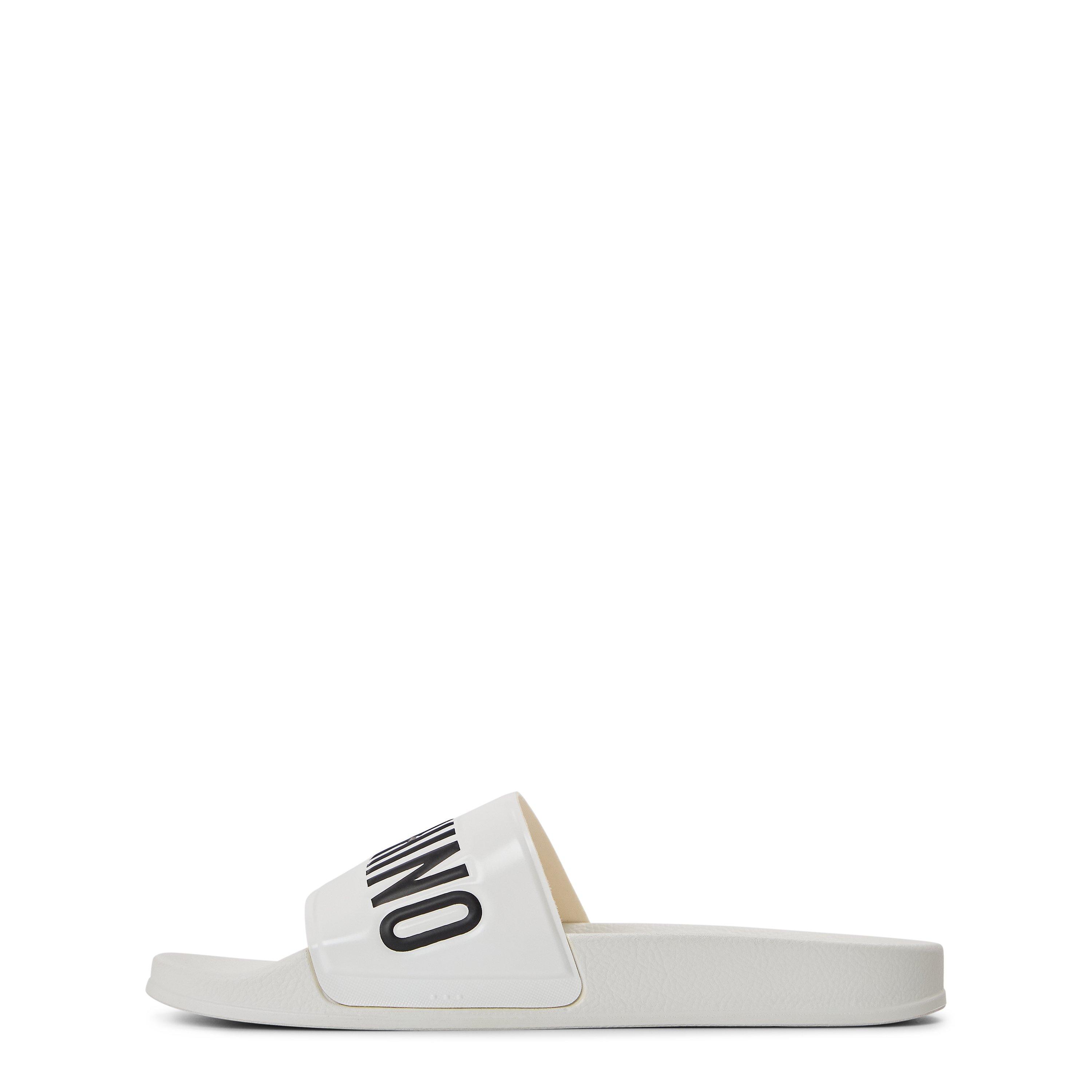 White - Moschino - Men's Slider Slippers - 2