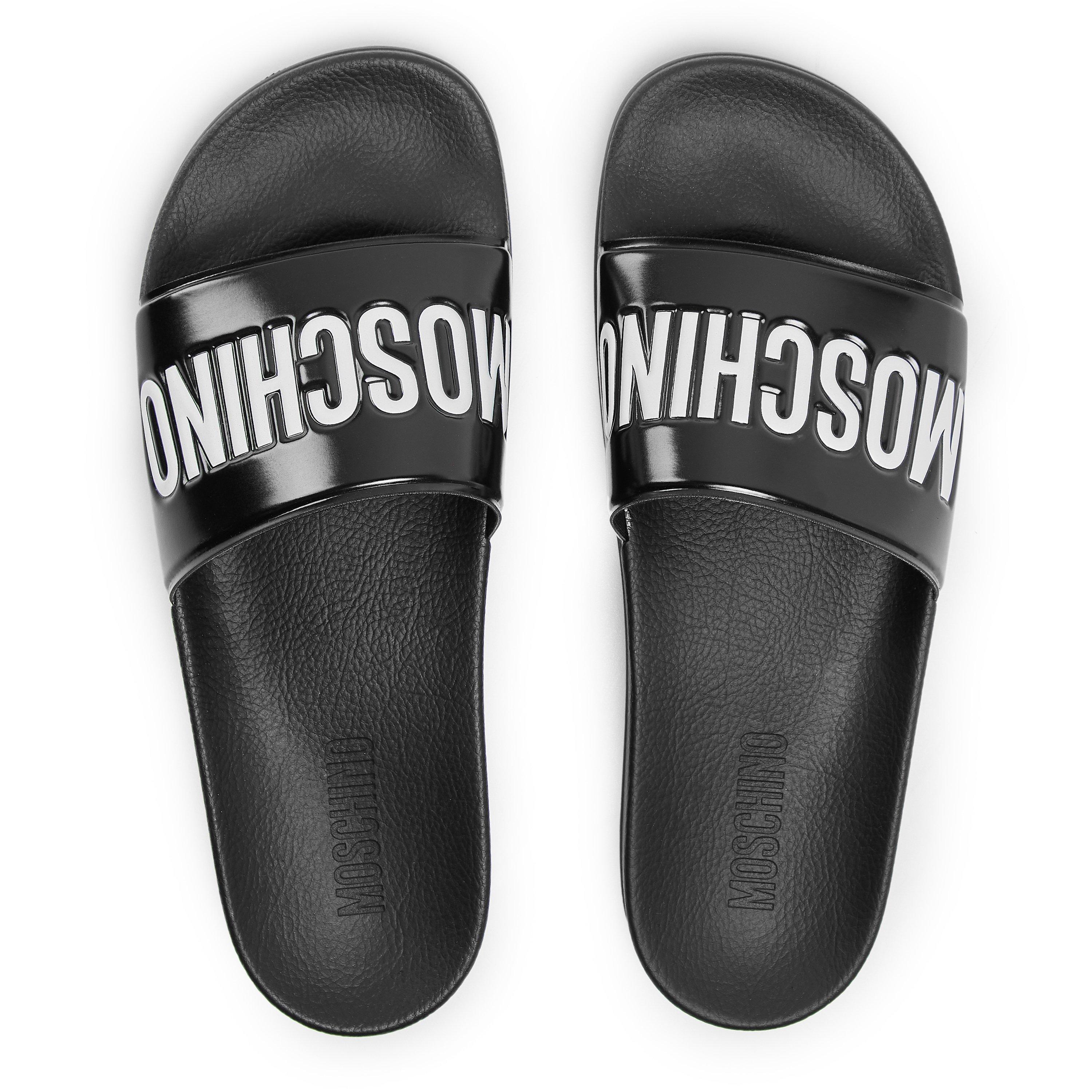 Black - Moschino - Moschino Slide Slprs Sn99 - 4