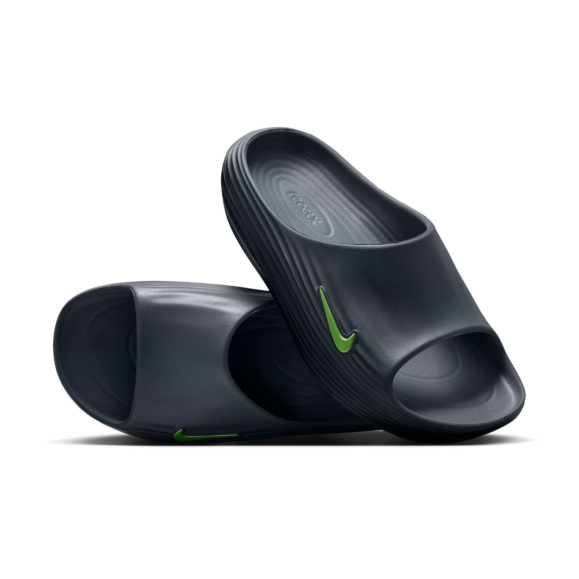 Grey/Volt - Nike - Nike Rejuven8 Slide Sn63 - 8
