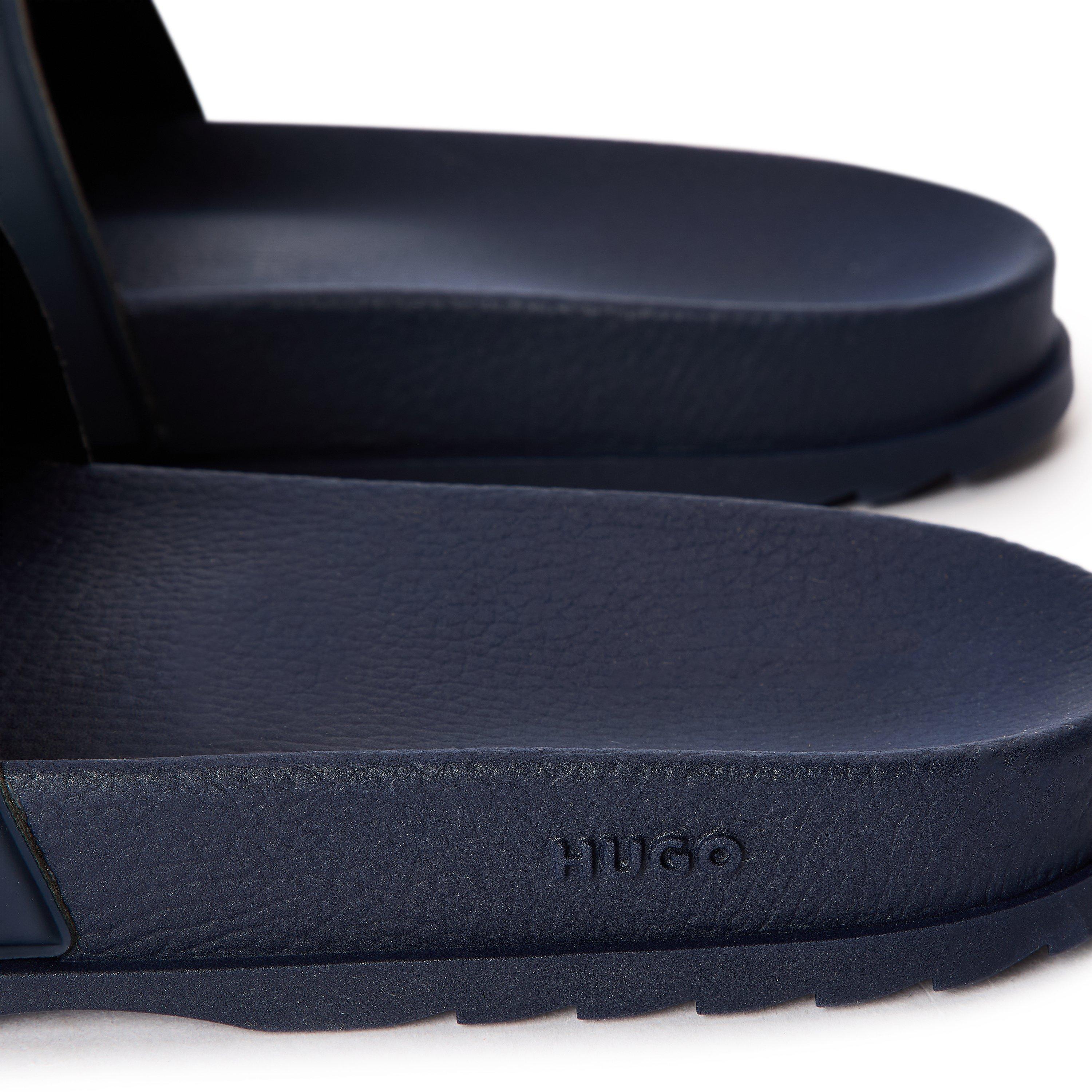 Dark Blue - Hugo - Hugo Match It Slid Rblg N 10244143 Slider Slippers Mens - 3