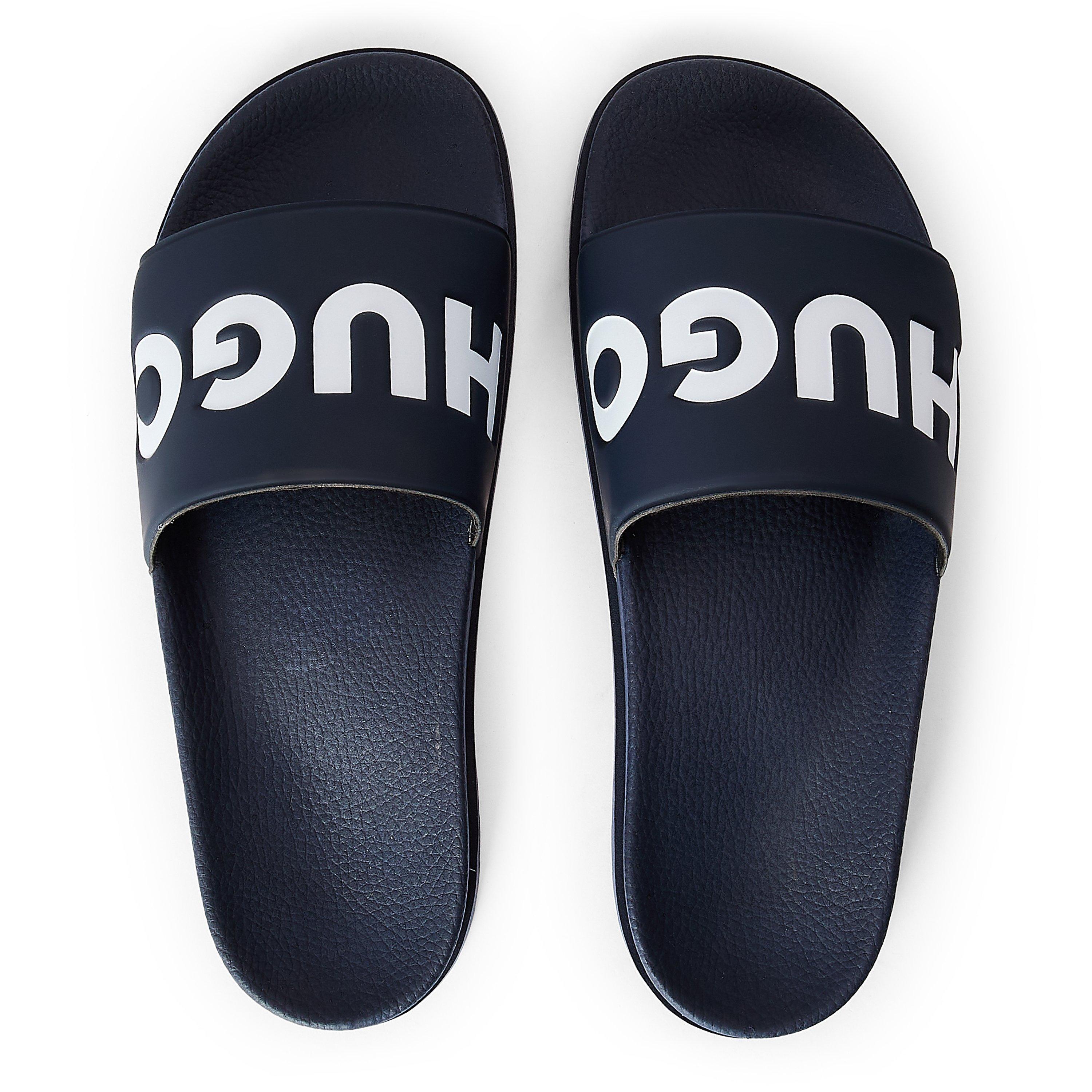 Dark Blue - Hugo - Hugo Match It Slid Rblg N 10244143 Slider Slippers Mens - 4