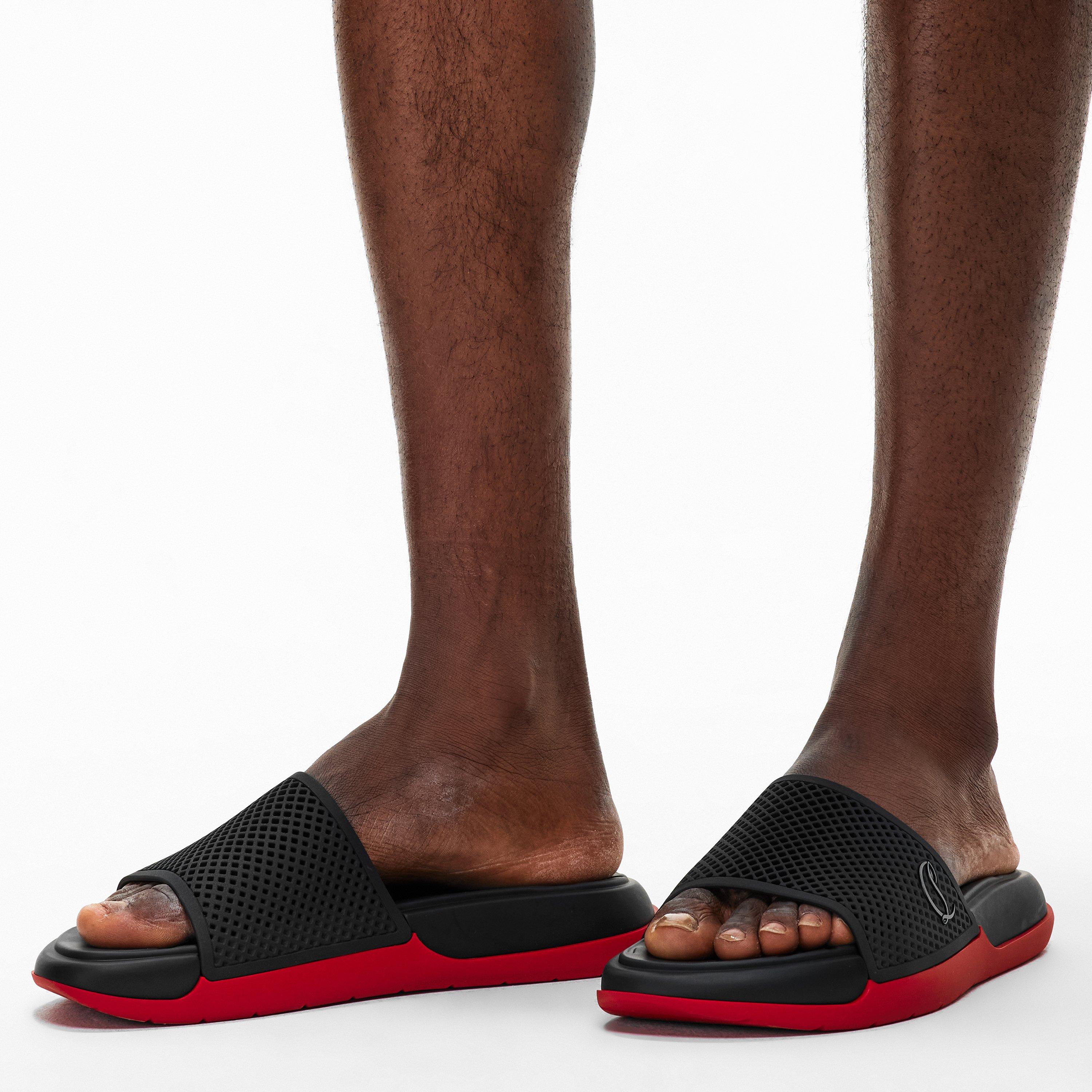 Black - Christian Louboutin - Men's Chr Easy Breezy Slippers - 3