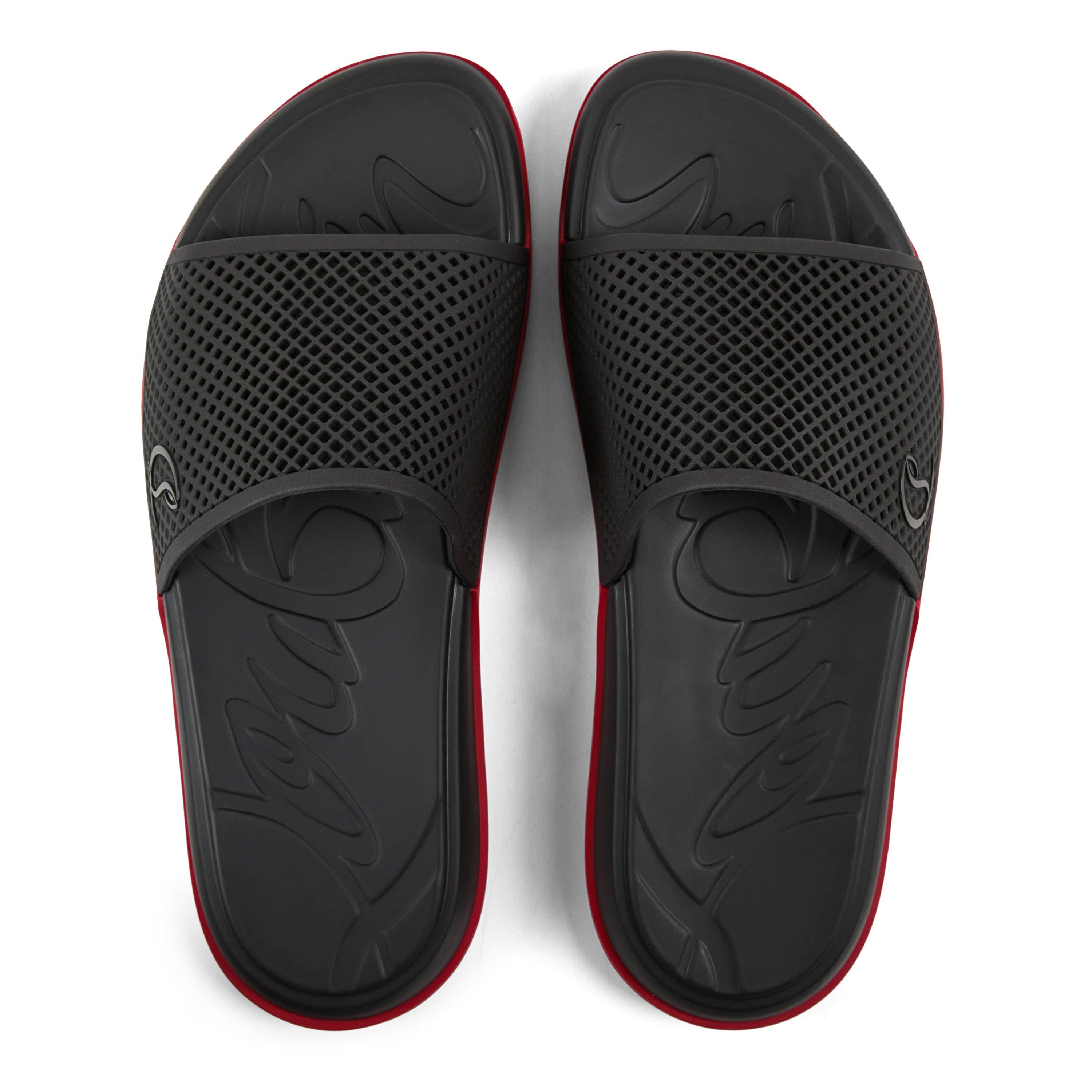Black - Christian Louboutin - Men's Chr Easy Breezy Slippers - 4