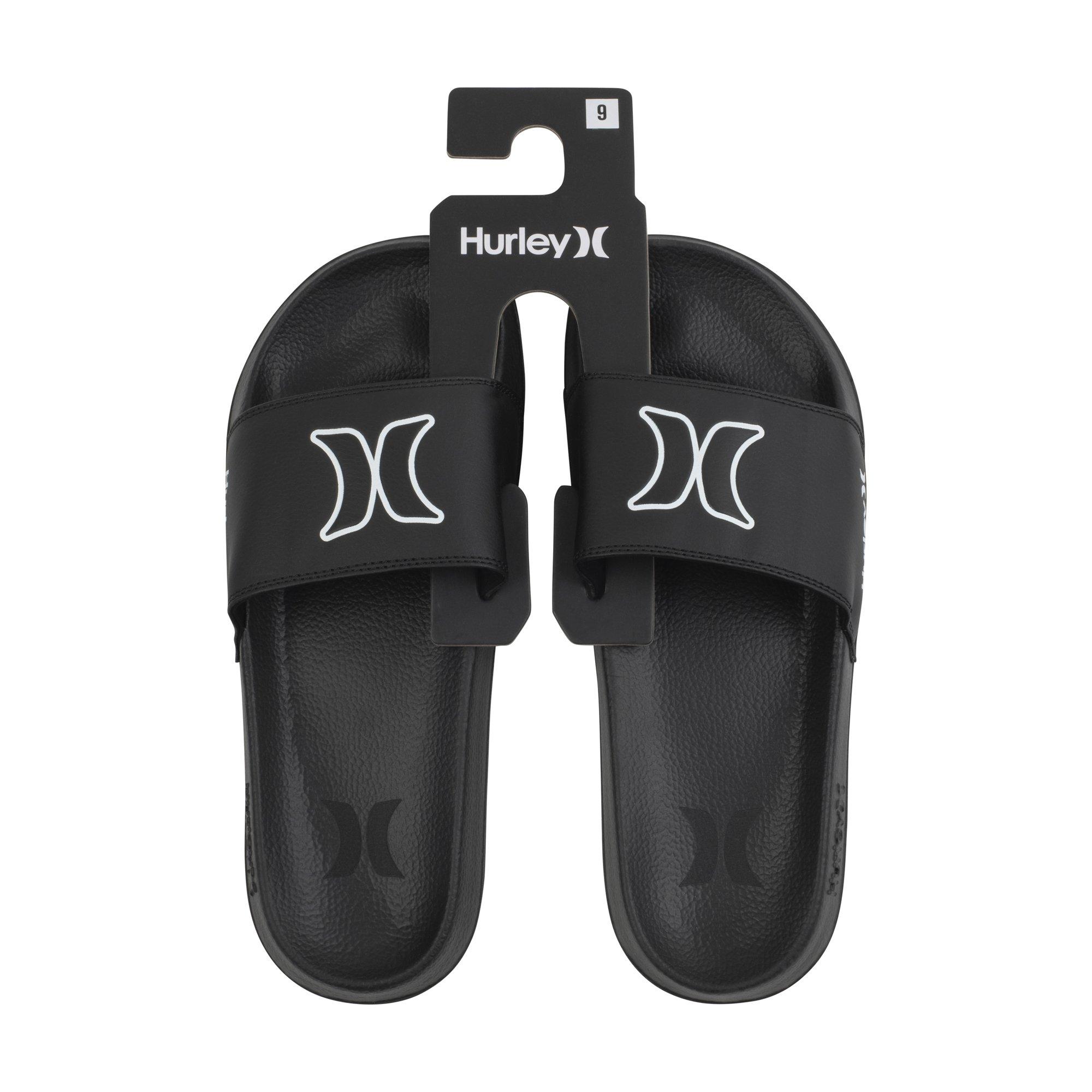 Noir / Blanc - Hurley - Men's Tier Pool Slider