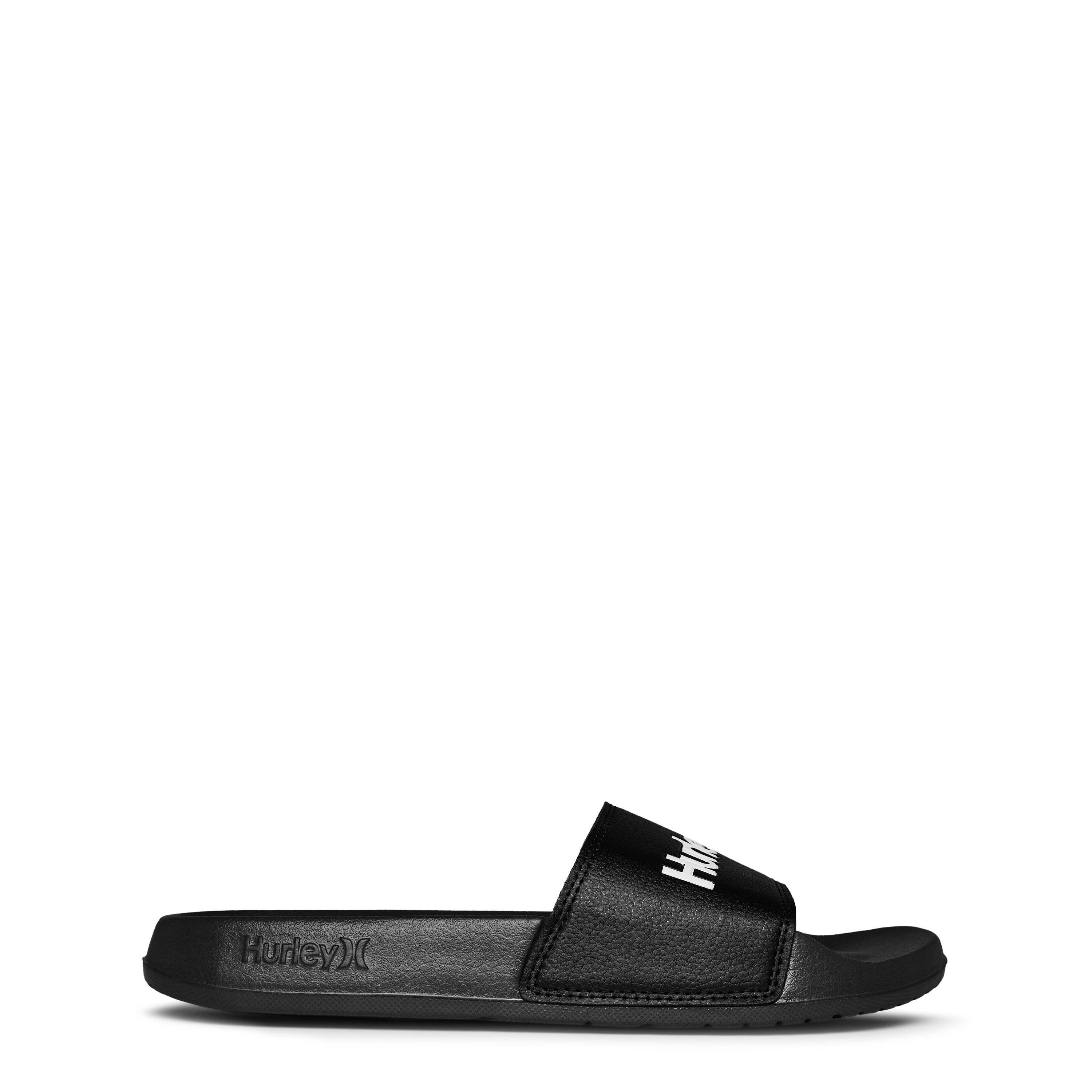 Noir / Blanc - Hurley - Men's Pool Slider - 1
