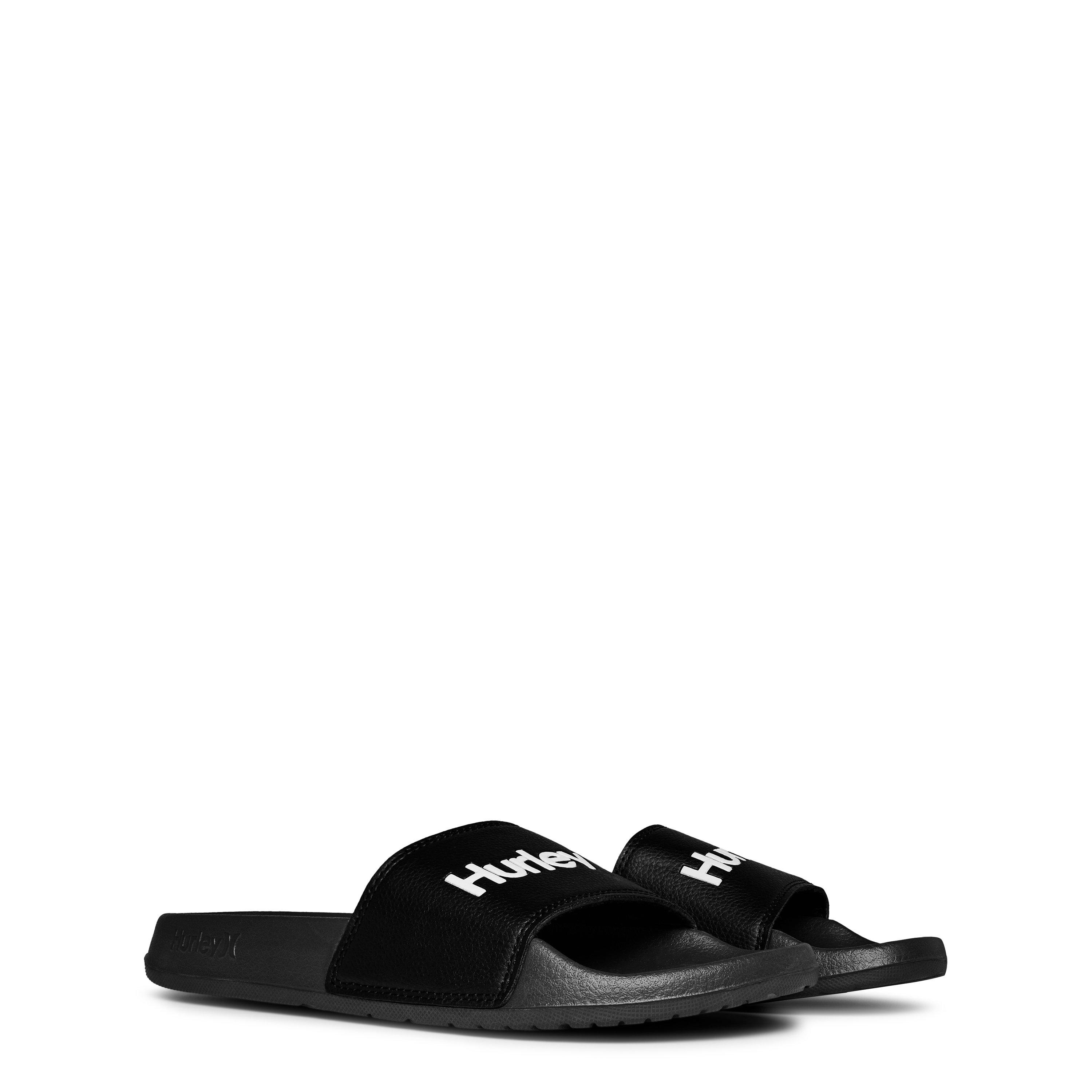 Noir / Blanc - Hurley - Men's Pool Slider - 3