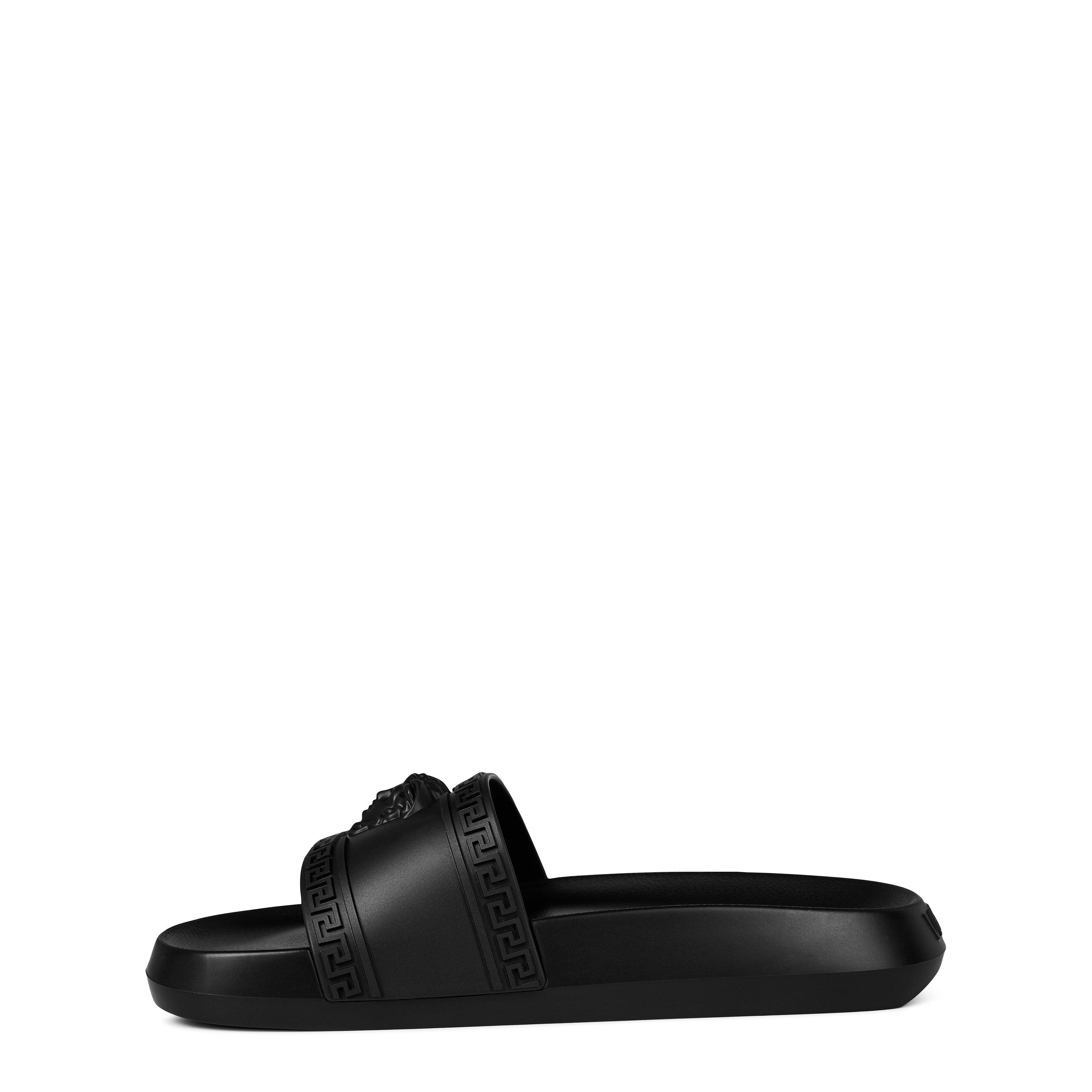 Black - Versace - Men's Palazzo Slider Slippers - 2
