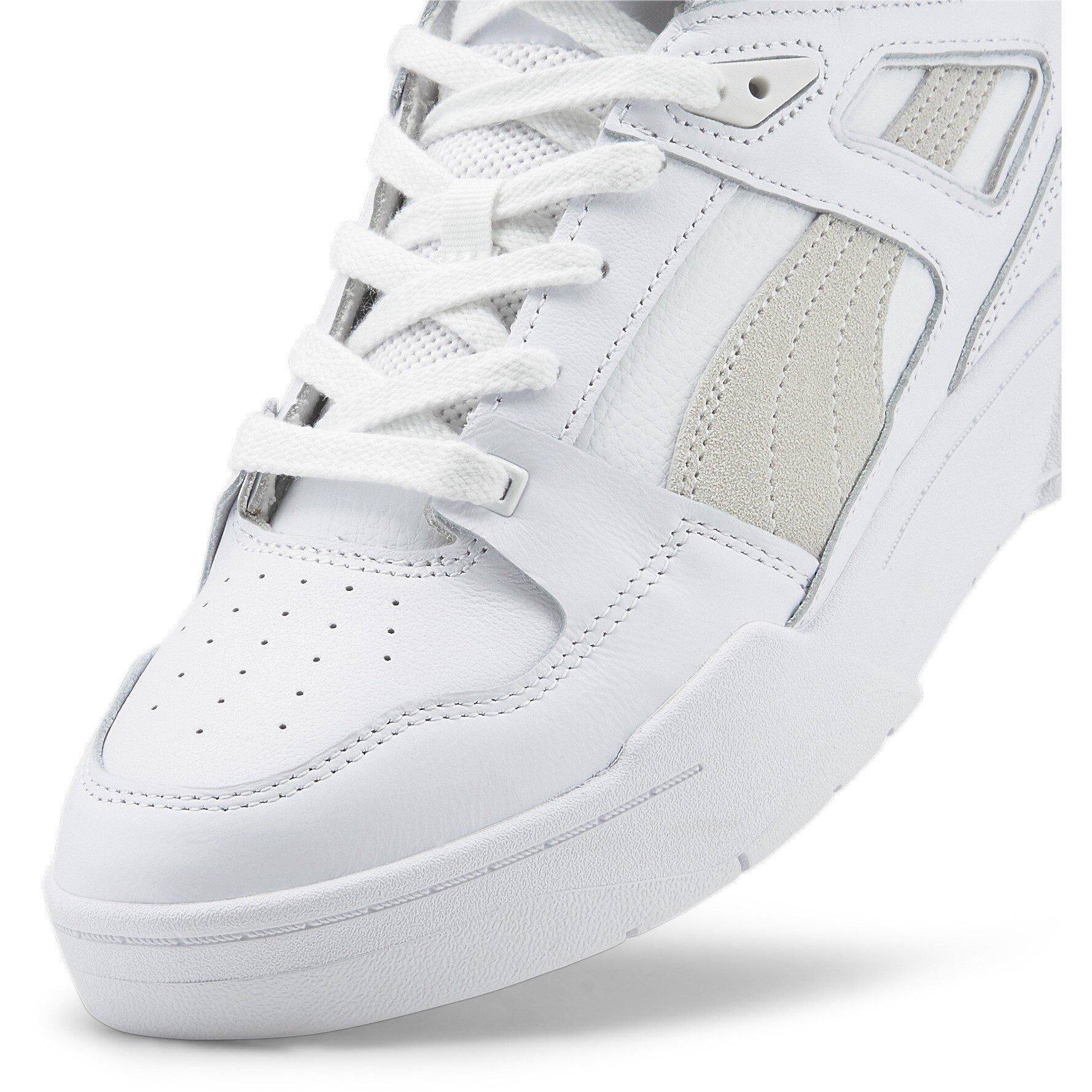 White - Puma - Unisex Adults Slipstream Leather High-Top Trainers - 10