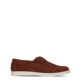 Fabric Suede Lace Up Shoes Mens