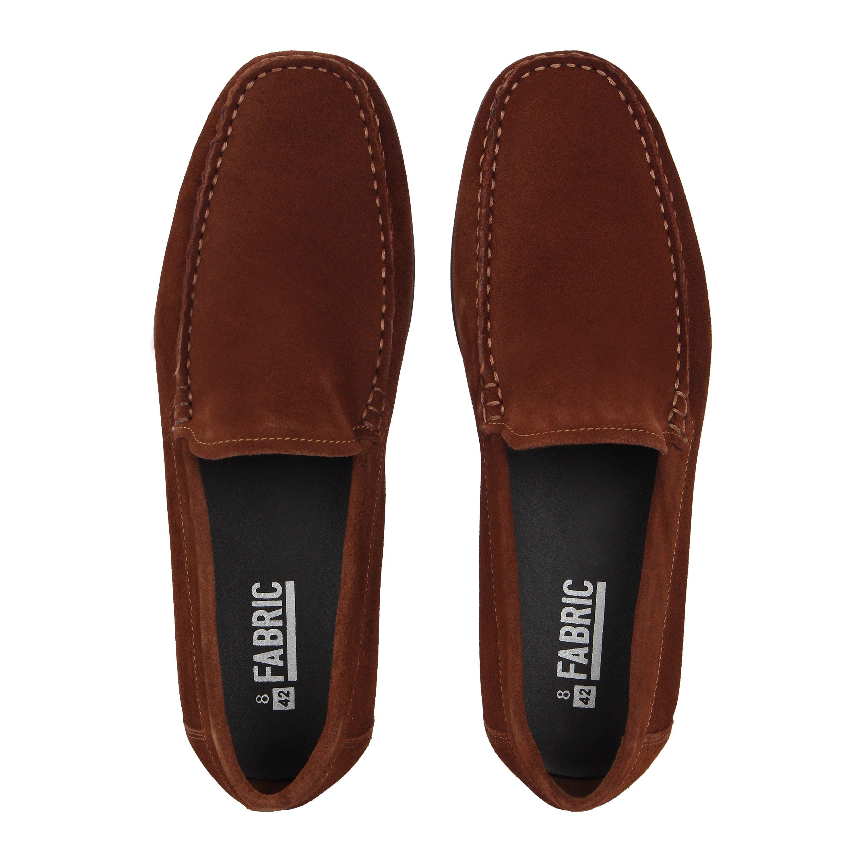 Brown - Fabric - Mocc Suede - 5