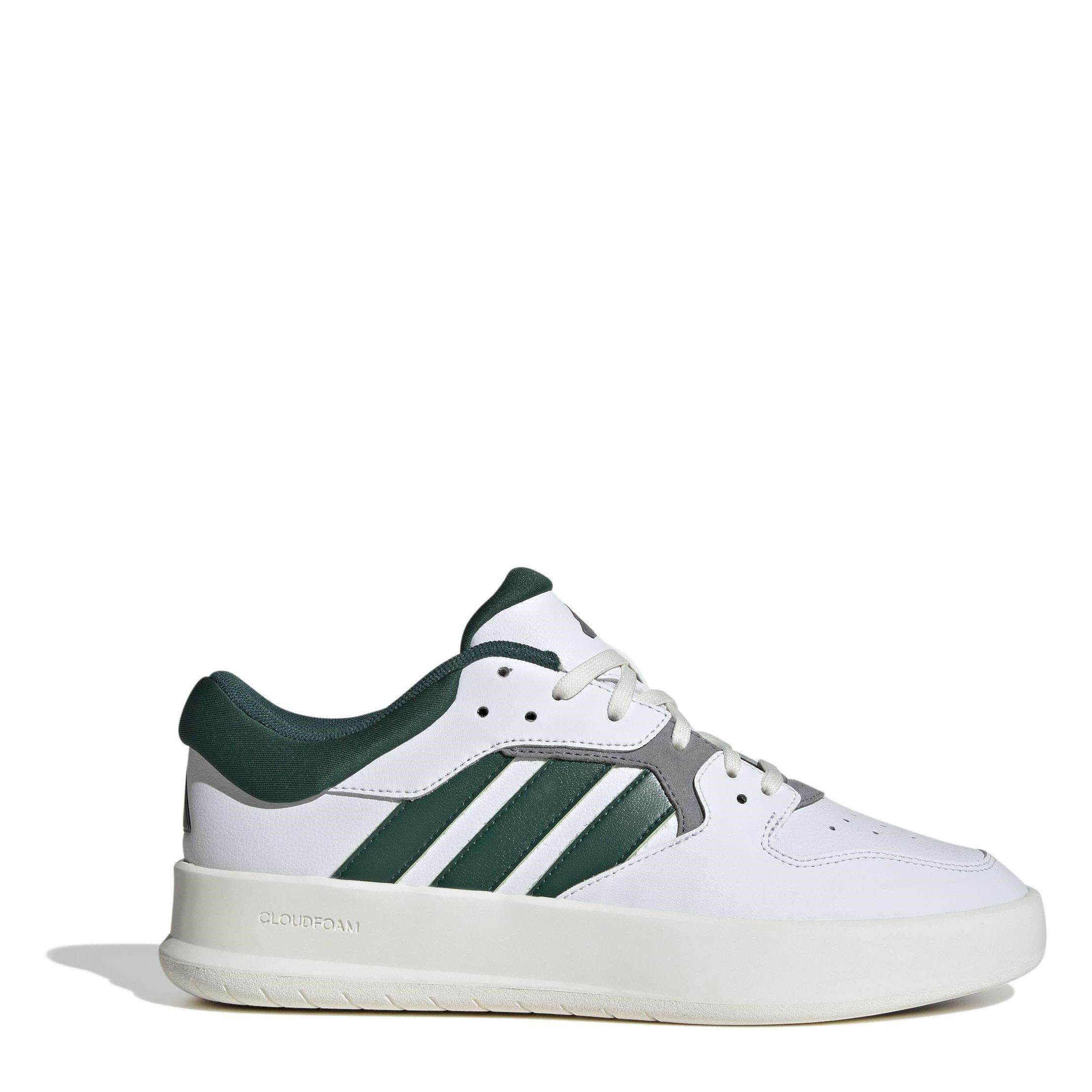 White/Green - adidas - Court 24 Shoes Mens - 1