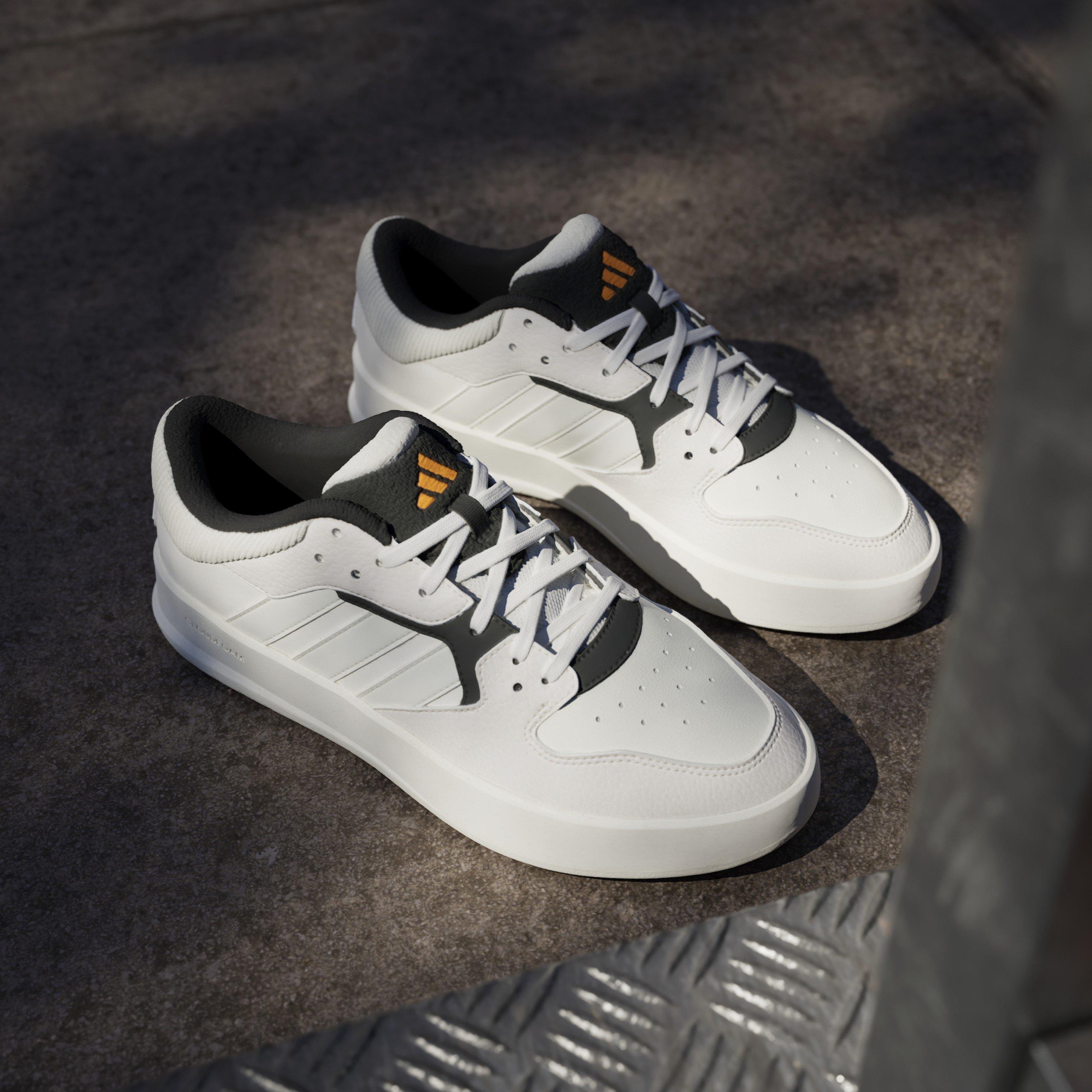 Weiß/Orange - adidas - Court 24 Shoes Mens - 12