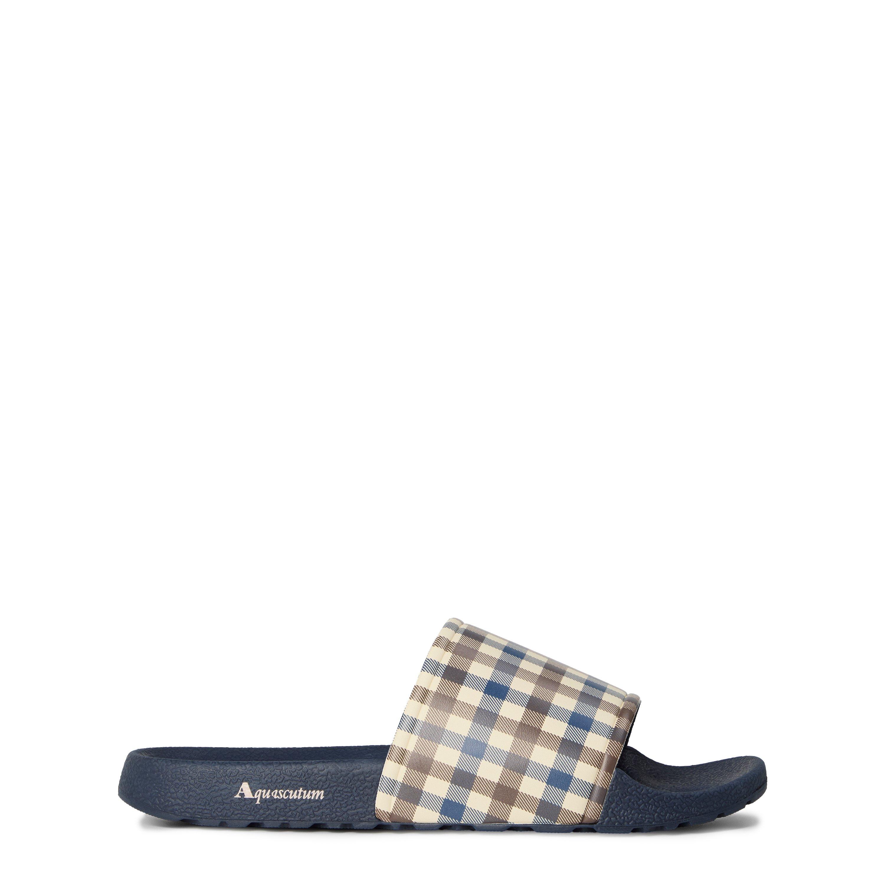 Aquascutum Men's Sliders Check - 11 (45)